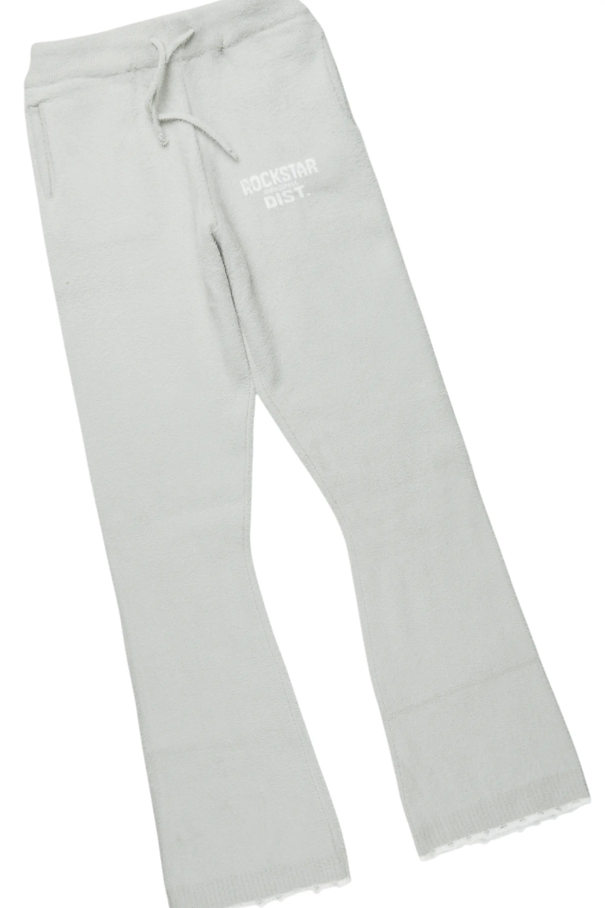 Boys Lake Mohair Grey Knit Track set - Image 10