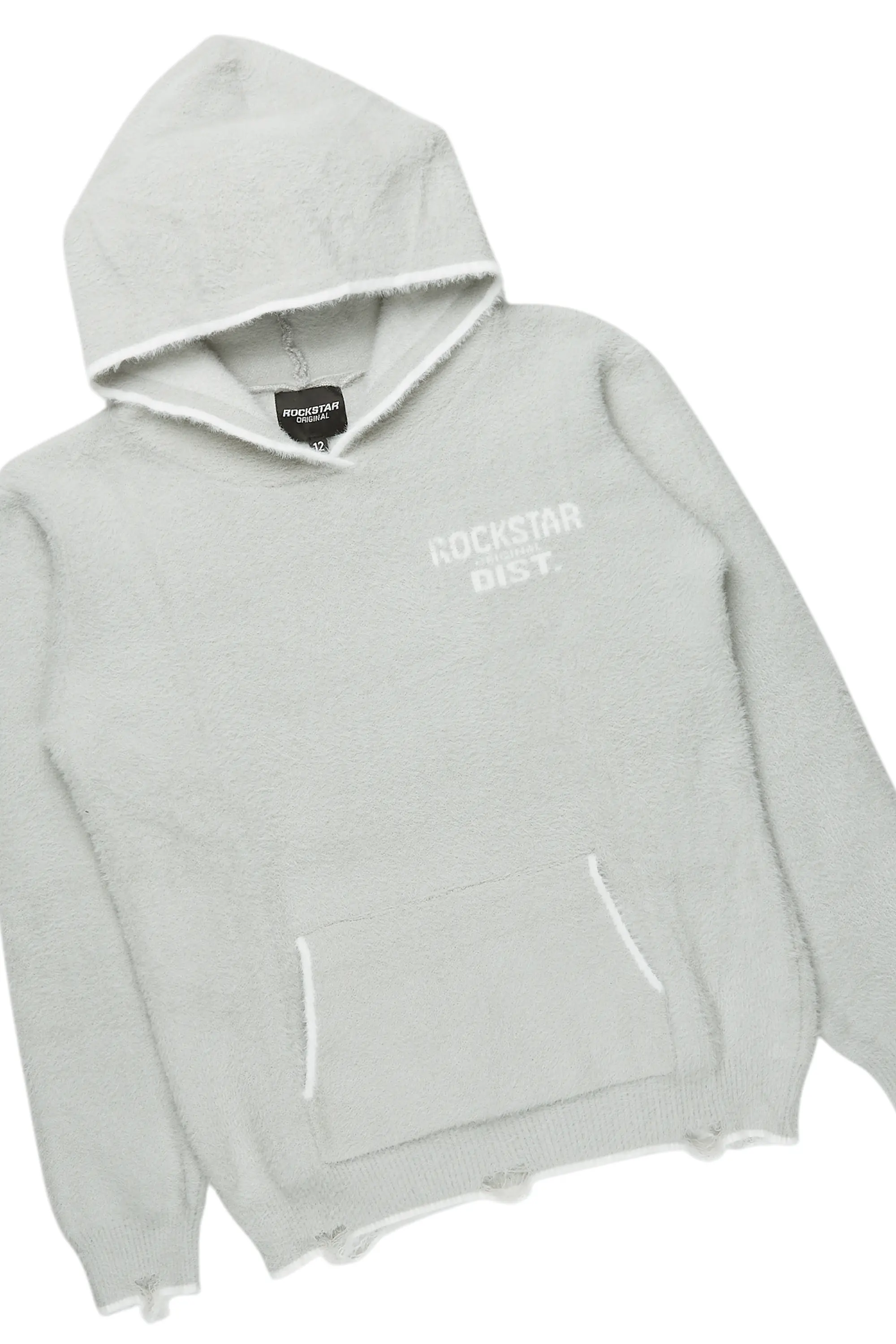 Boys Lake Mohair Grey Knit Track set - Image 8
