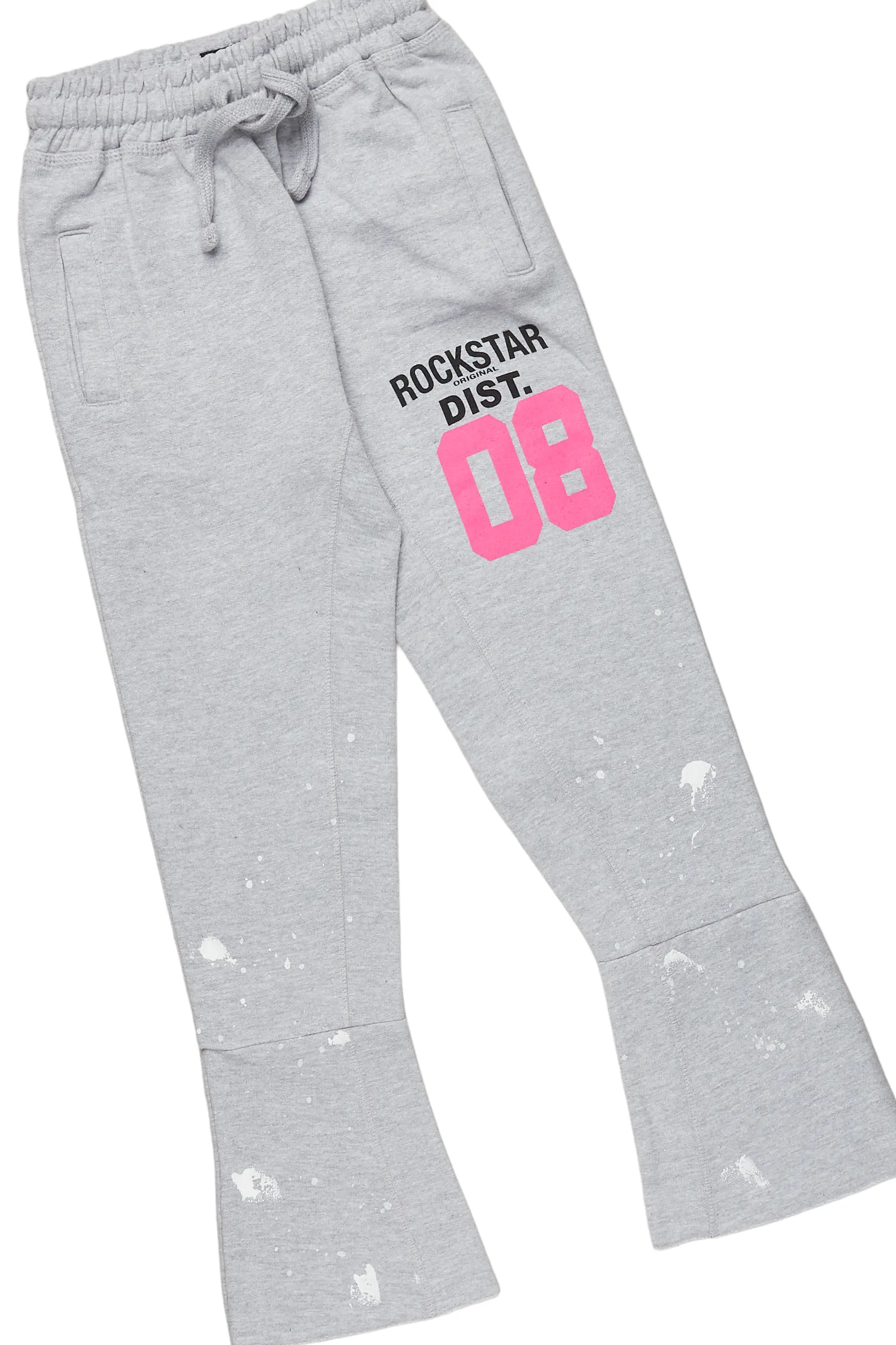Girls Nova White/Grey T-Shirt Super Stacked Set - Image 3