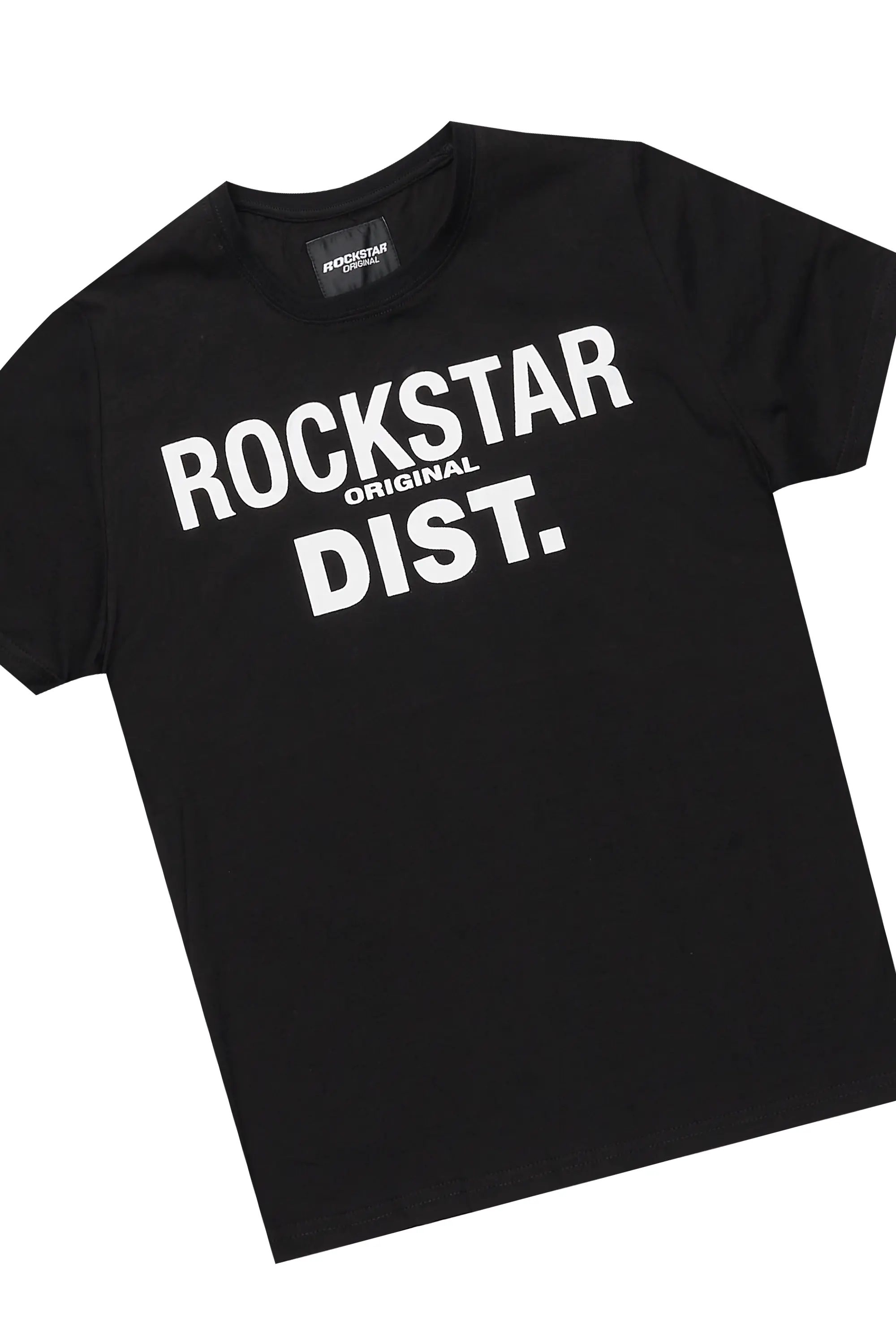 Boys Antoon Heather Grey T-Shirt Stacked Flare Set - Image 2