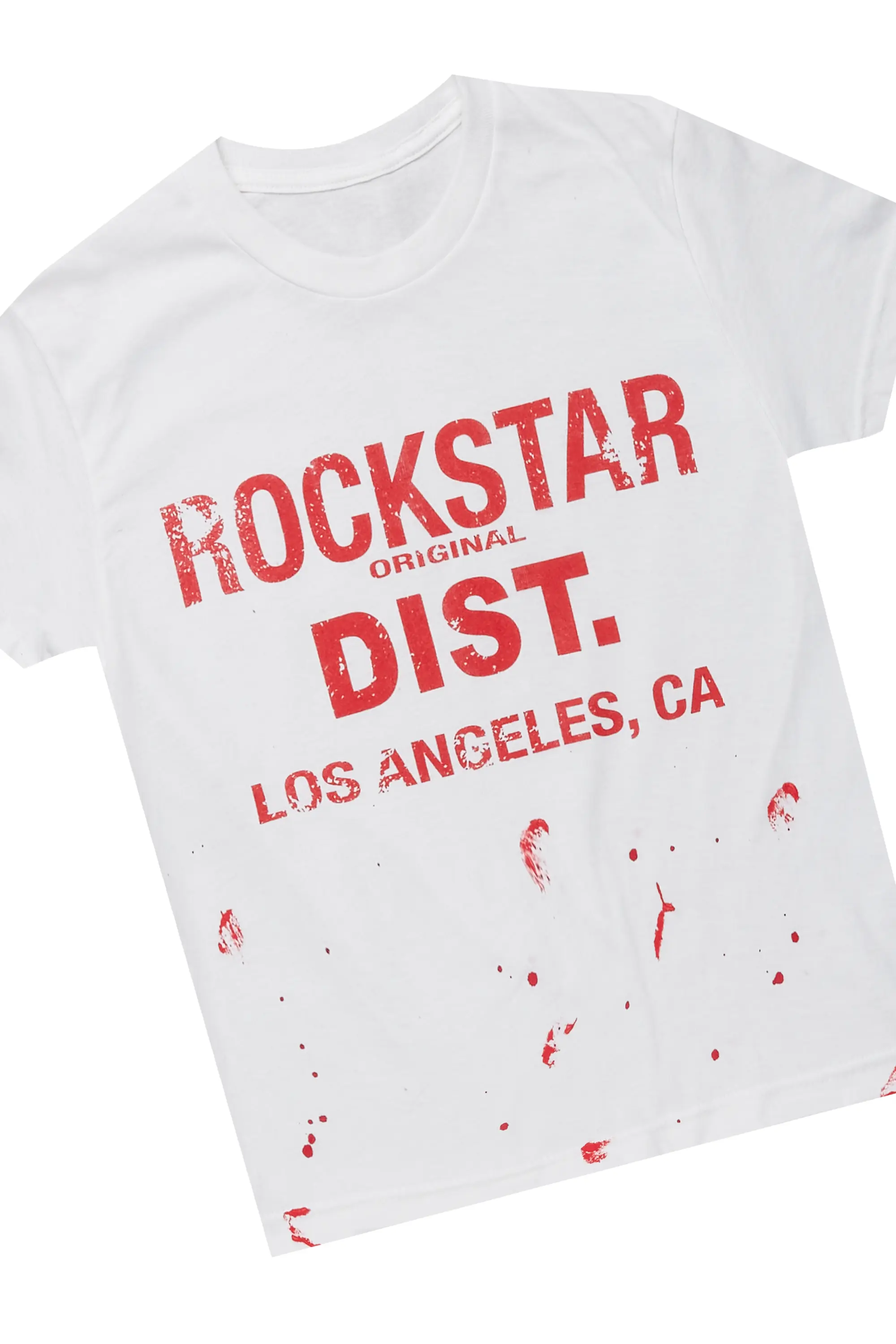 Boys Bowie Red/White T-Shirt Stacked Set - Image 6