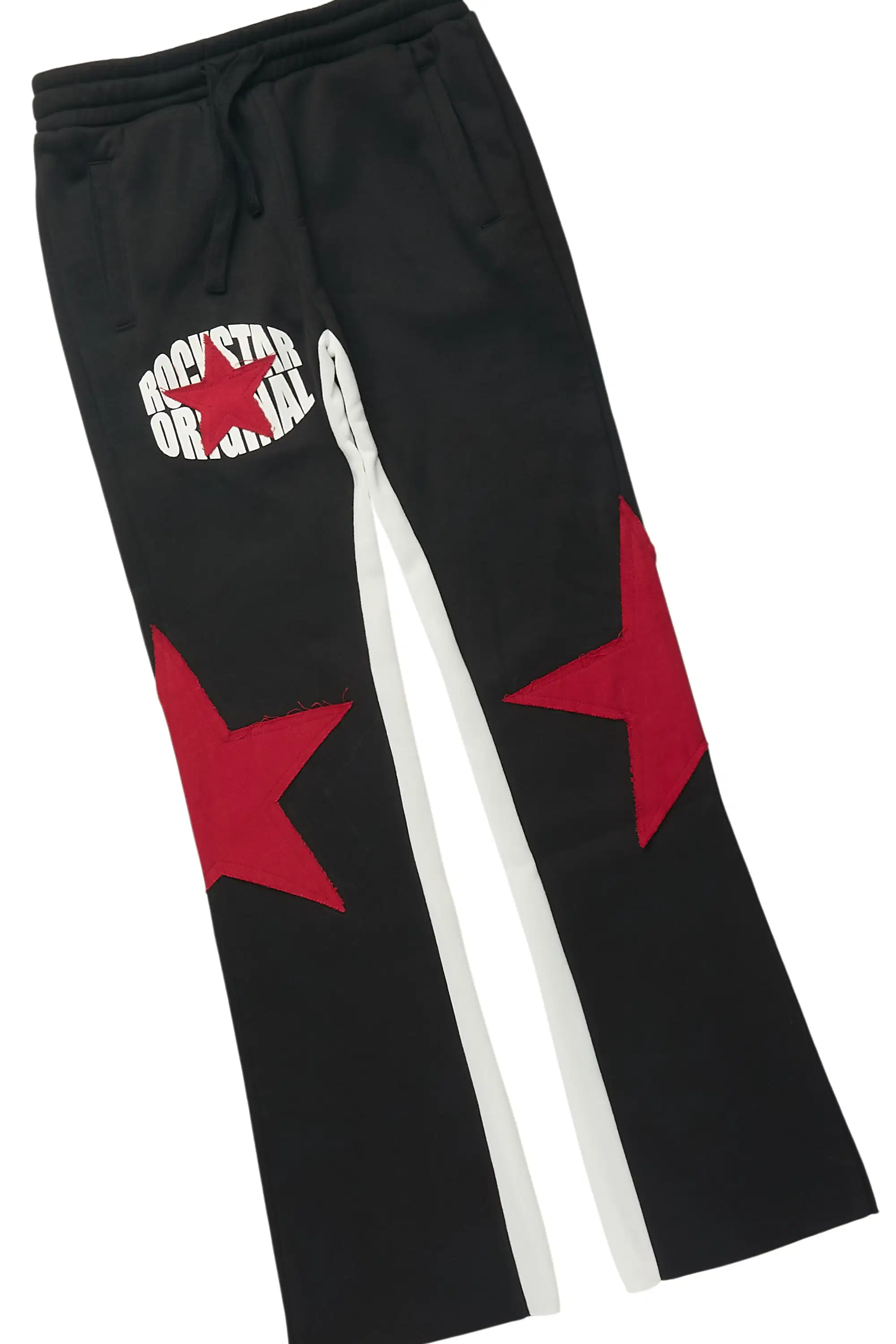 Boys States White/Black Long Sleeve T-Shirt Track Set - Image 3