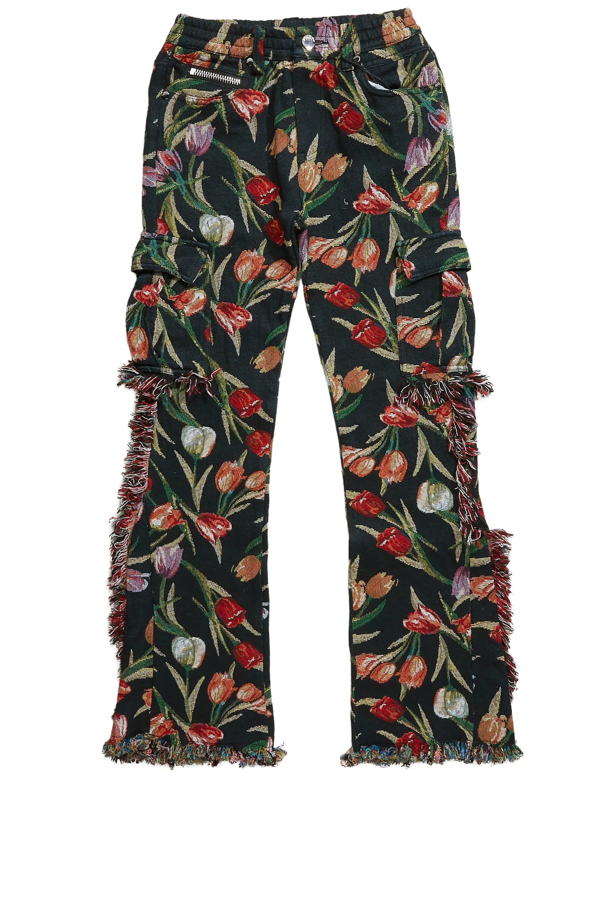Girls Anaya Black Slim Flare Pants - Image 2