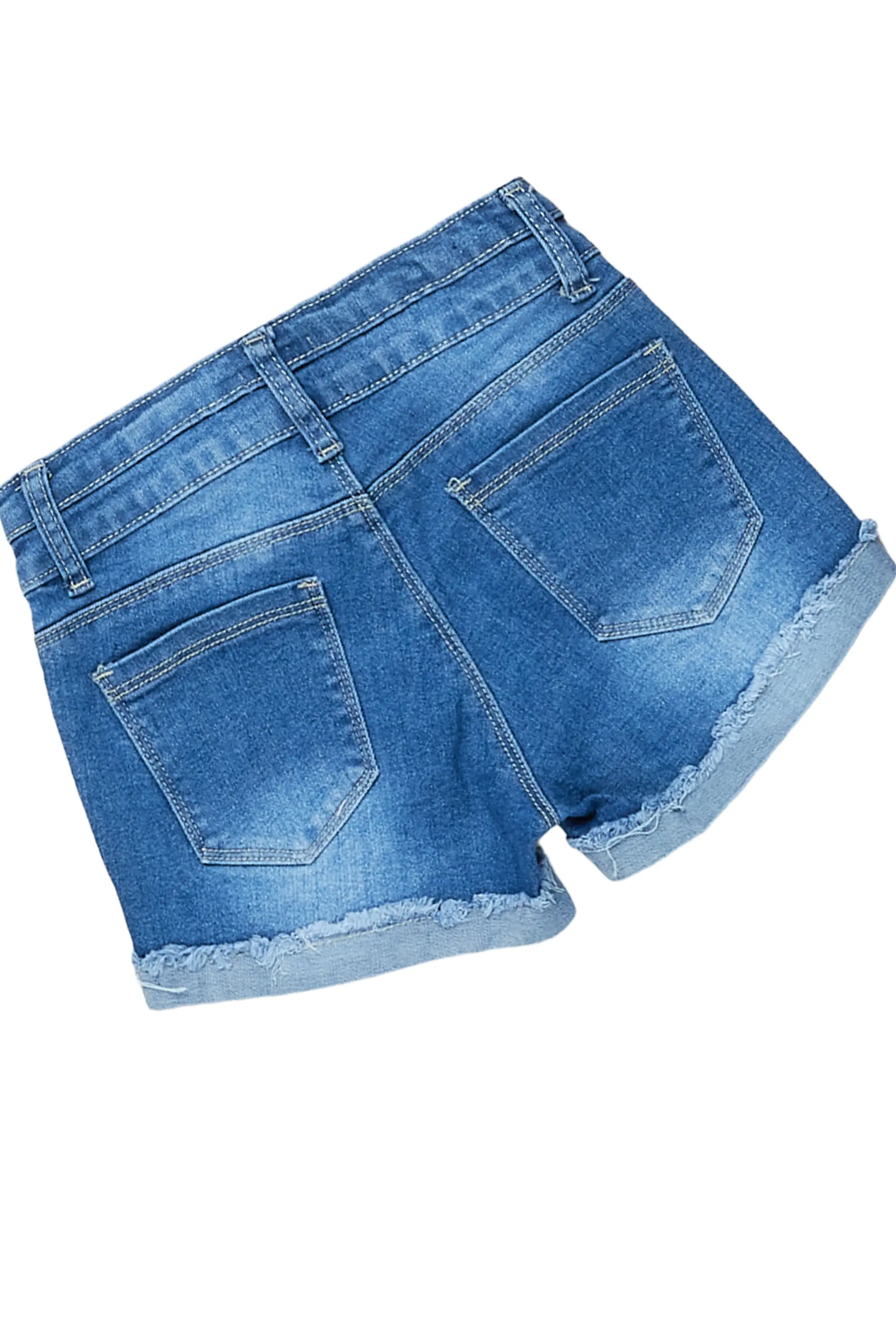Girls Kahoni White T-Shirt/Denim Short Set - Image 9