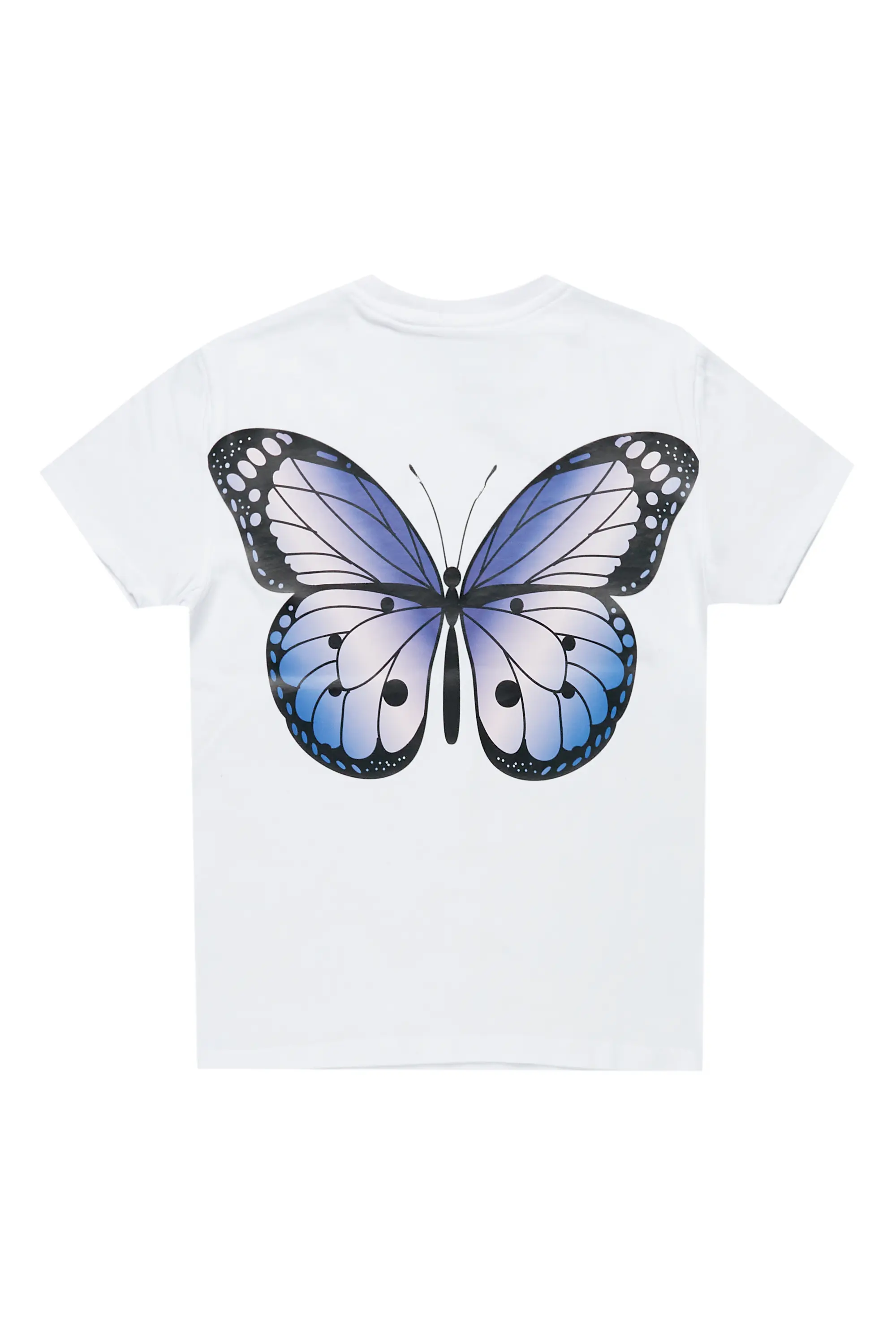 Girls Eleanor White Graphic T-Shirt - Image 2