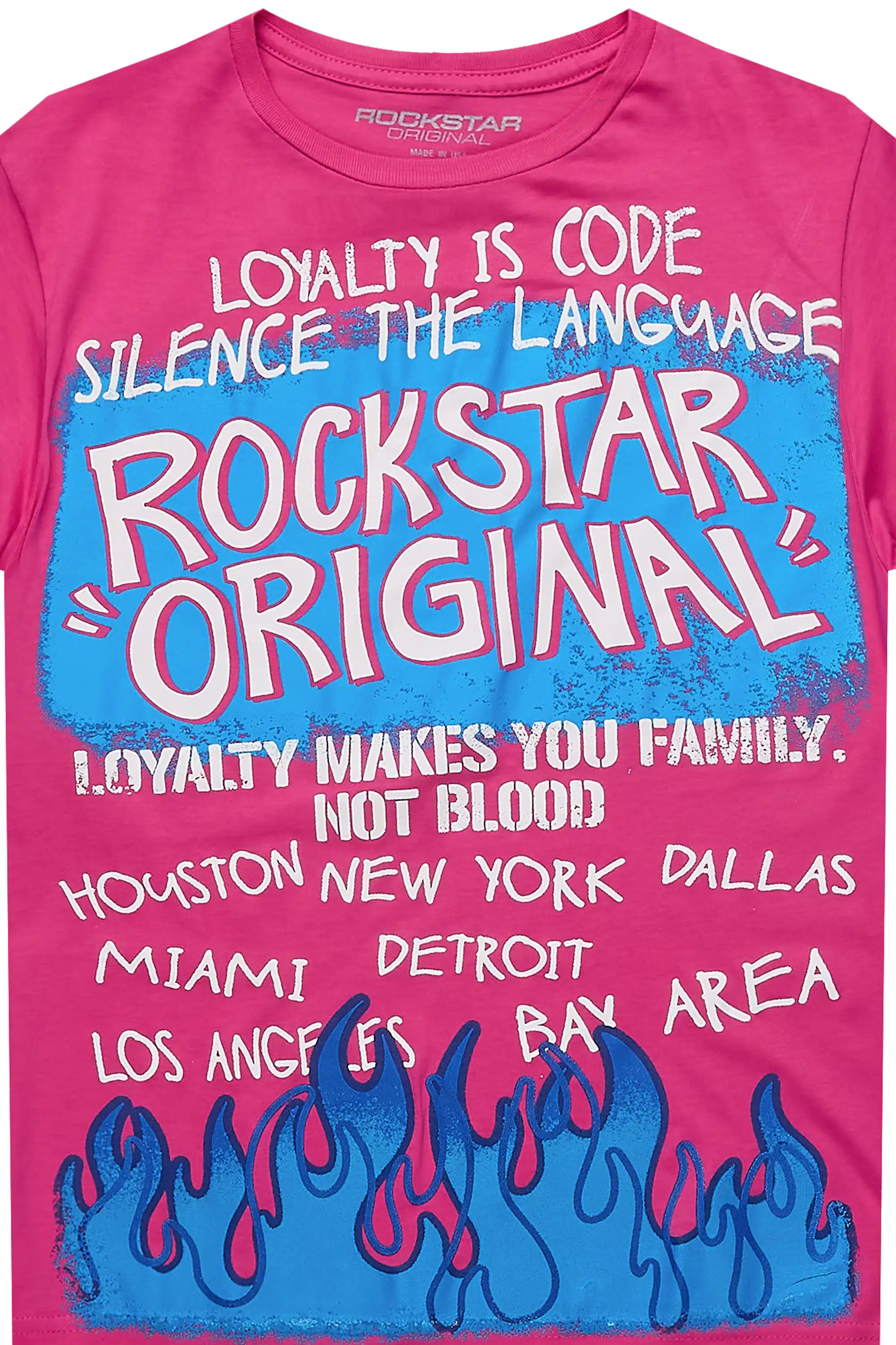 Girls Bridgette Hot Pink Graphic T-Shirt - Image 2