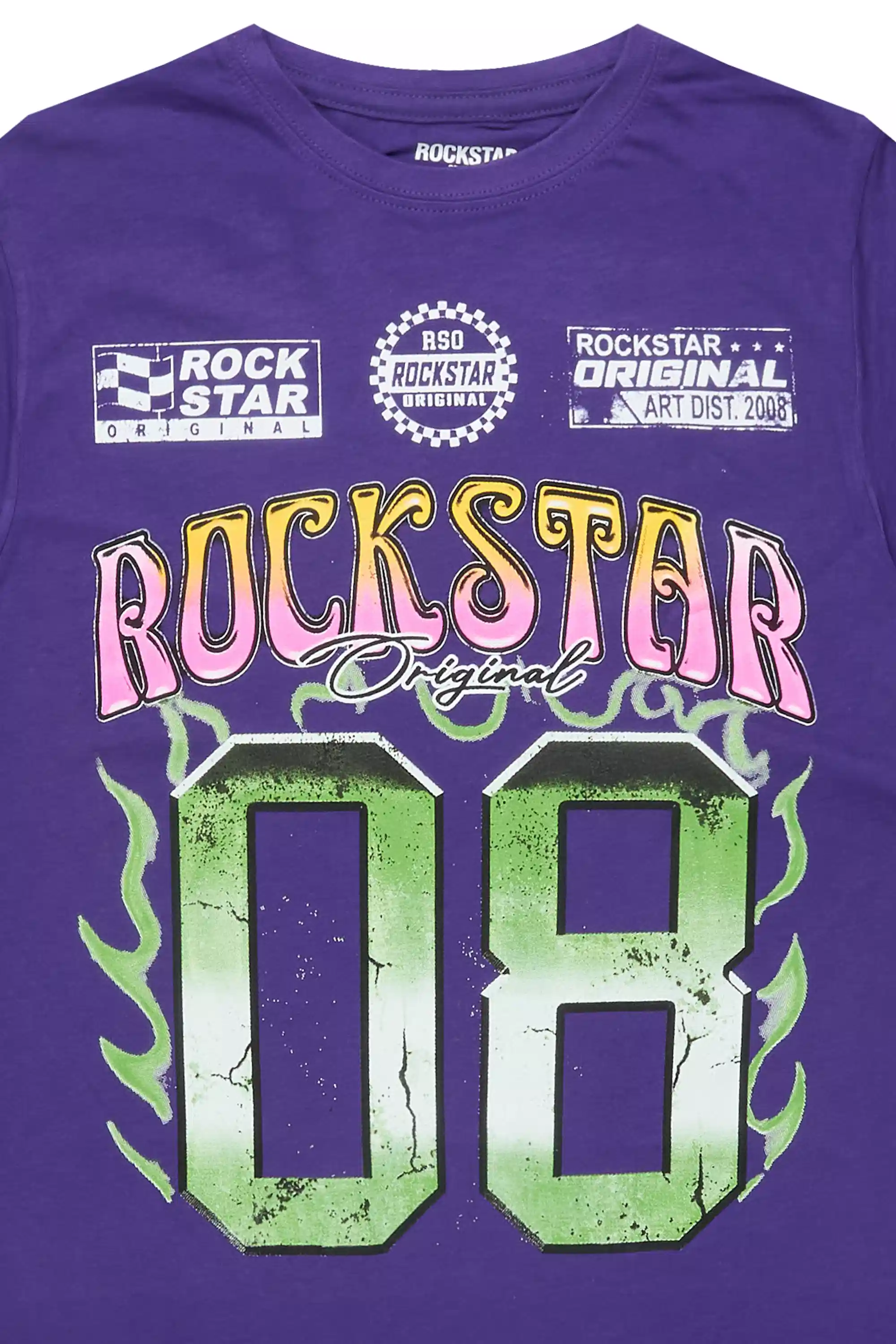 Girls Quito Purple Graphic T-Shirt - Image 2