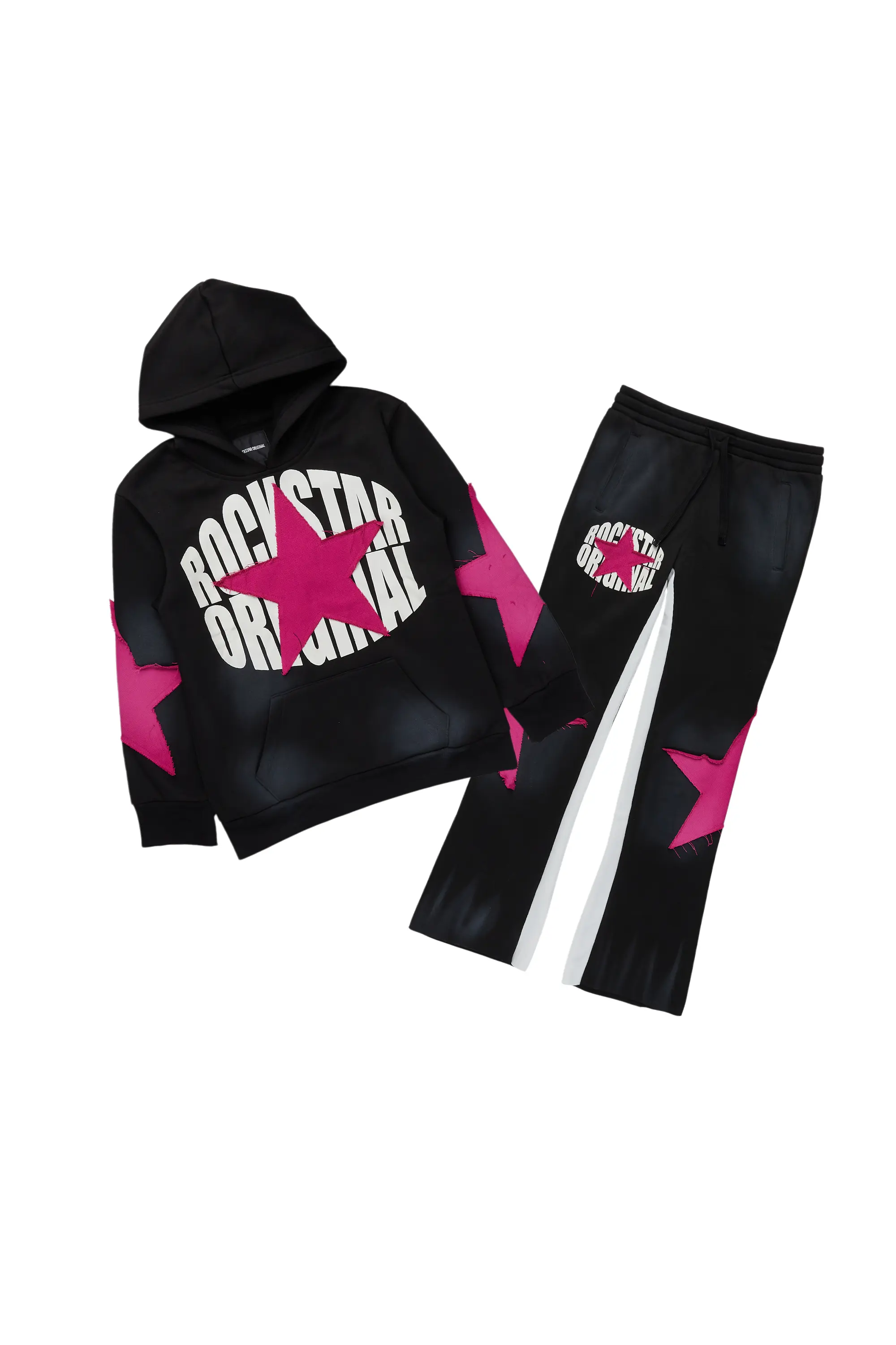 Girls Khaly Black Track Set