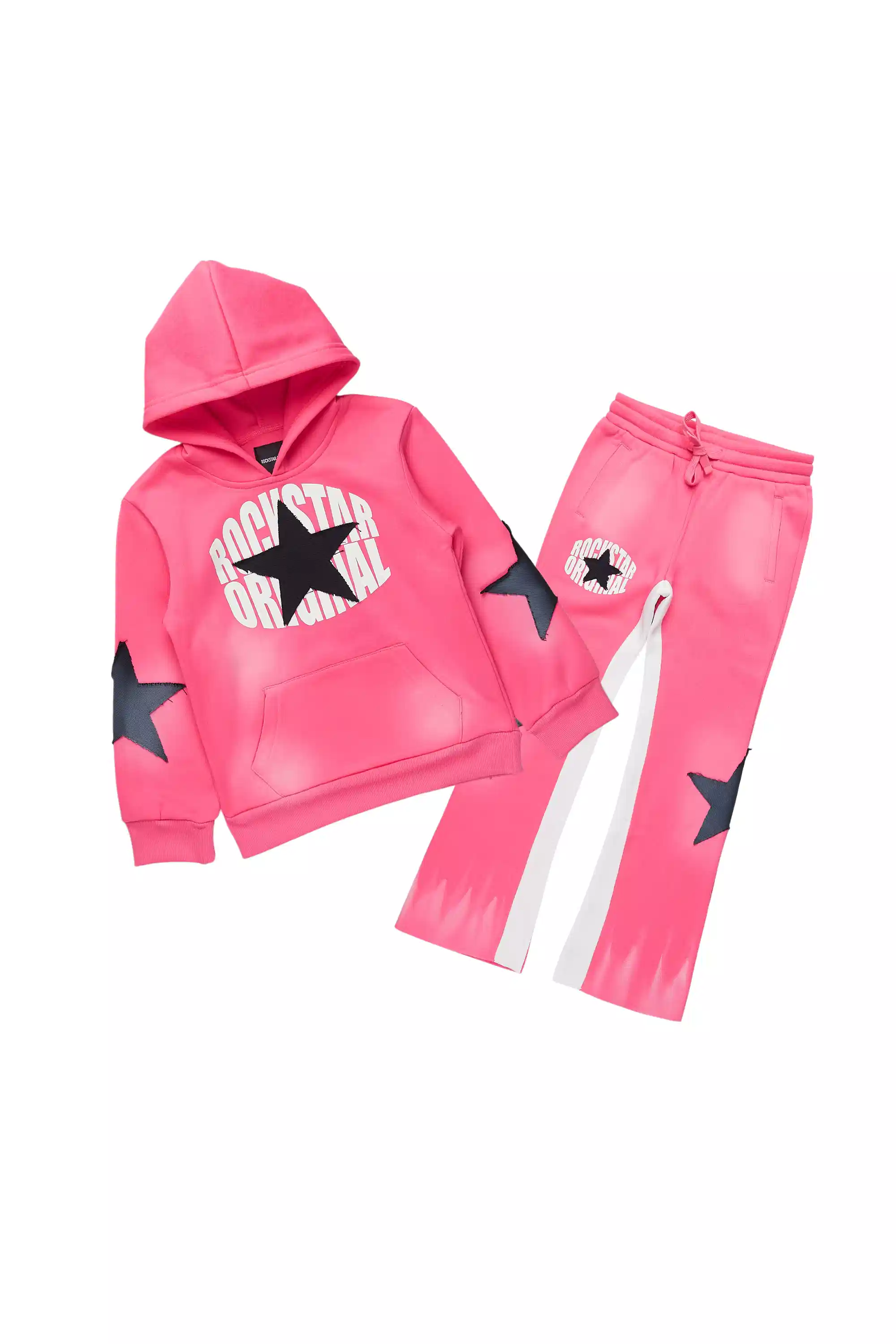 Girls Khaly Bubblegum Pink Track Set - Image 2