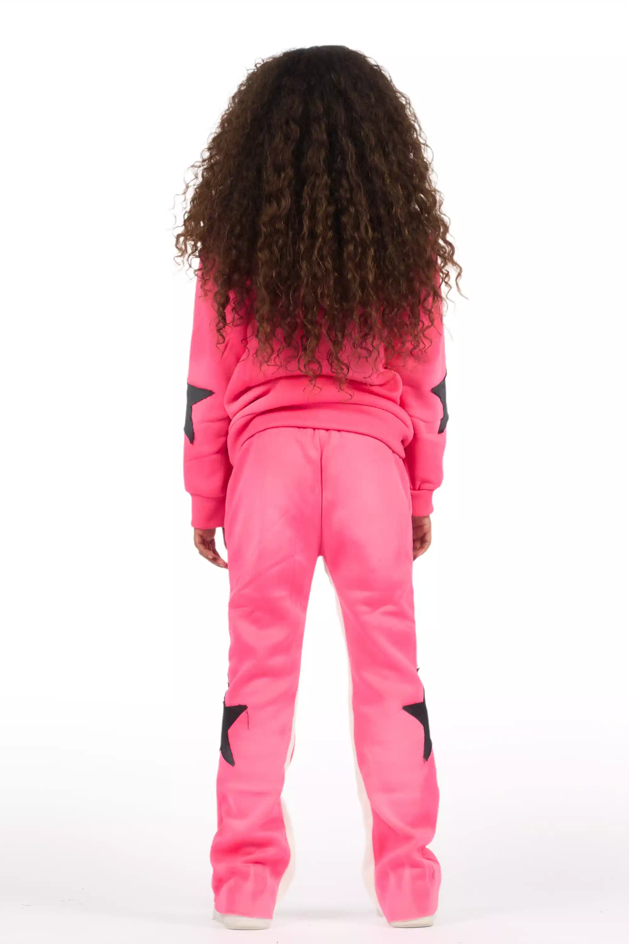 Girls Khaly Bubblegum Pink Track Set - Image 4