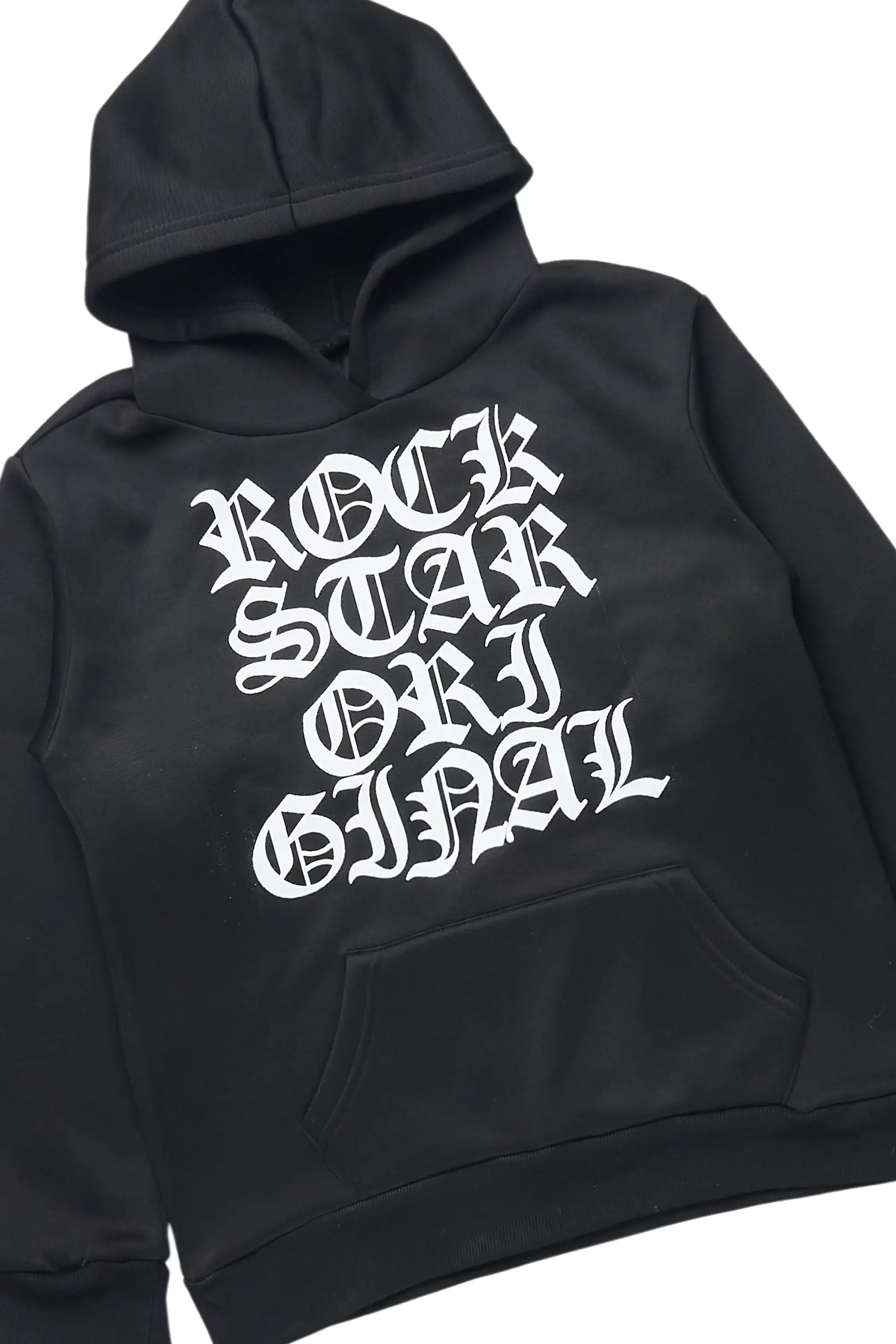 Girls Anisha Black/White Stacked Track Set - Image 2