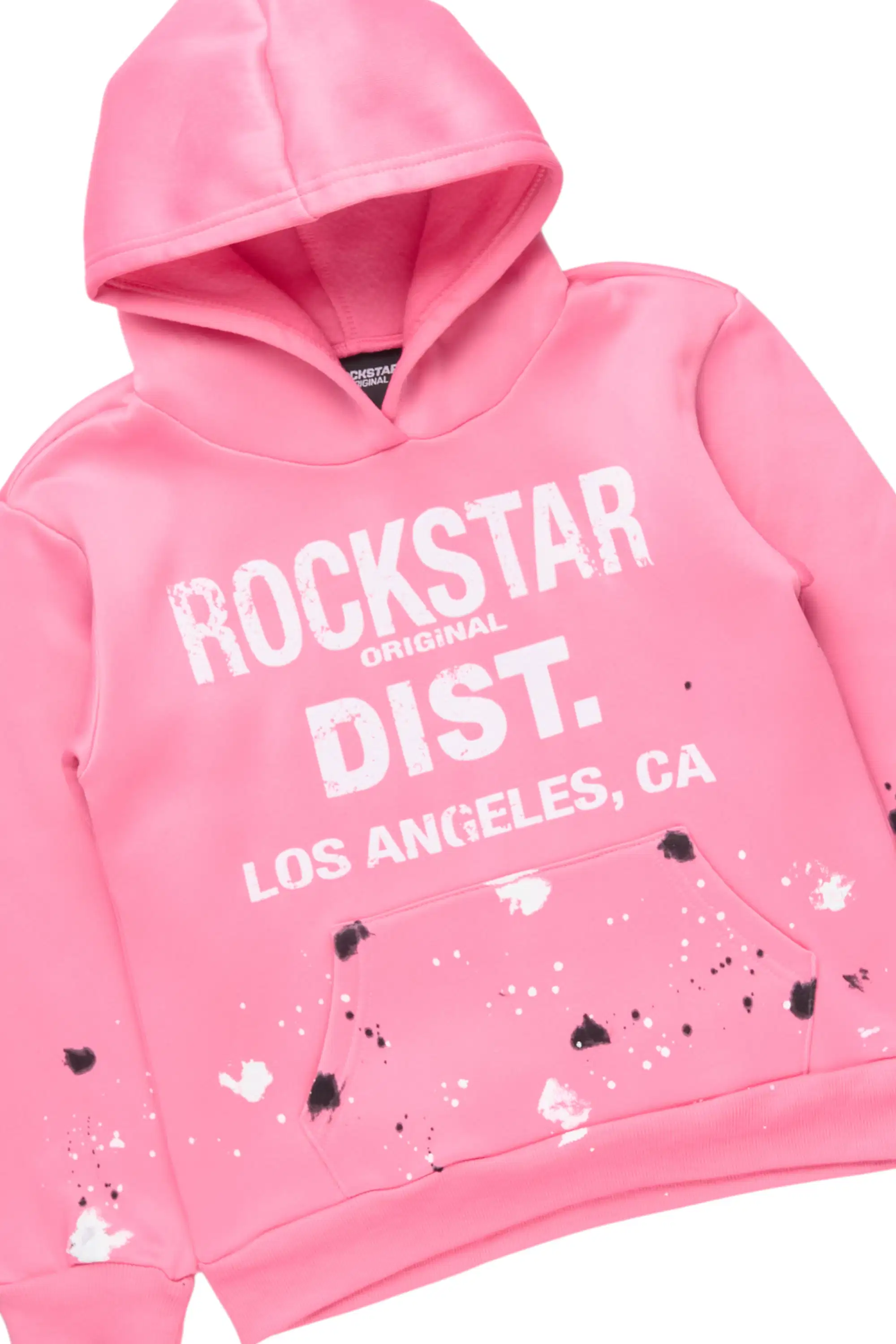 Girls Scatie 2.0 Bubblegum Hoodie/Stacked Flare Track Set - Image 2