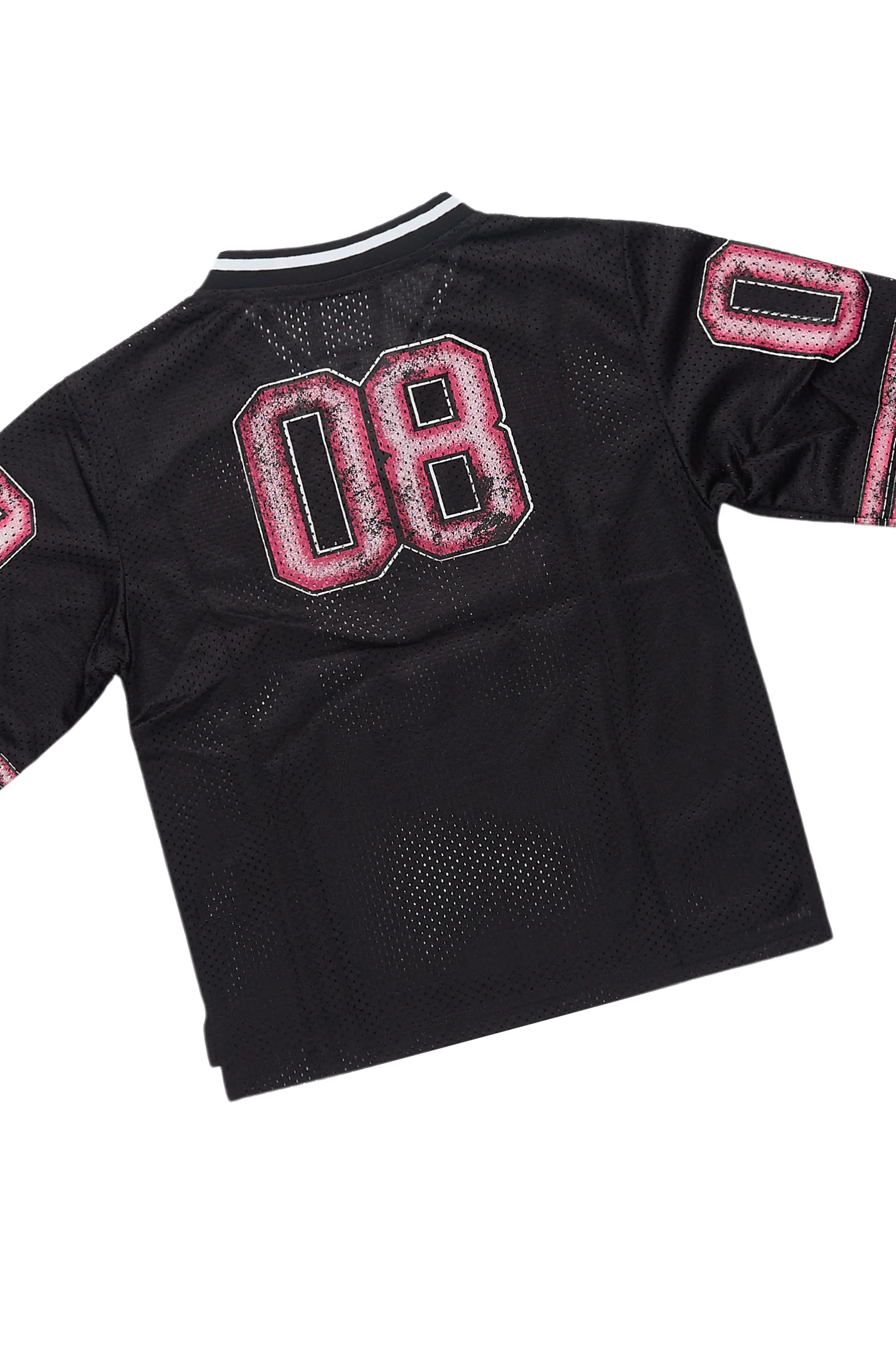 Girls Azella Black Jersey Stacked Set - Image 3