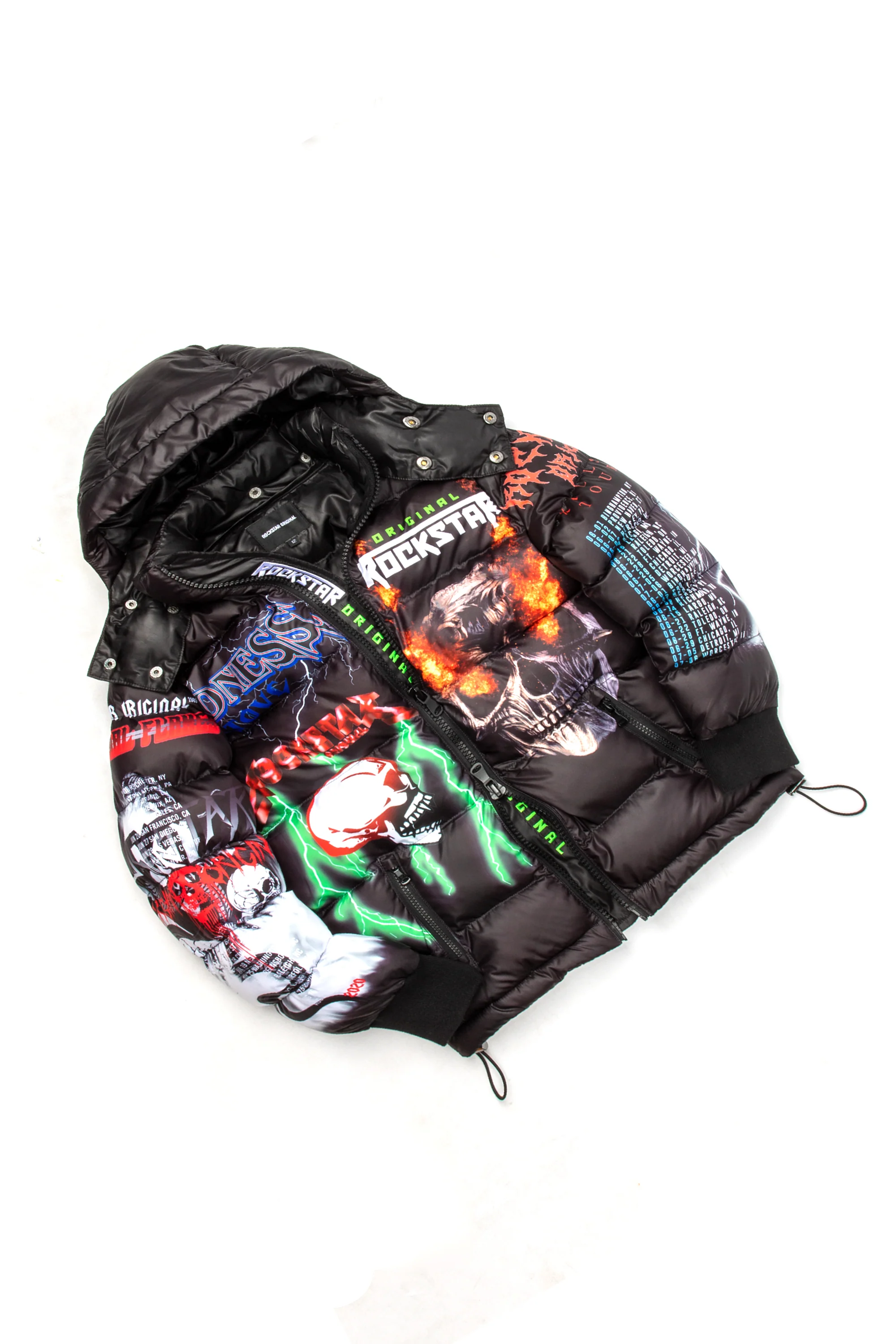 Kids Nash Puffer Jacket- Black - Image 4