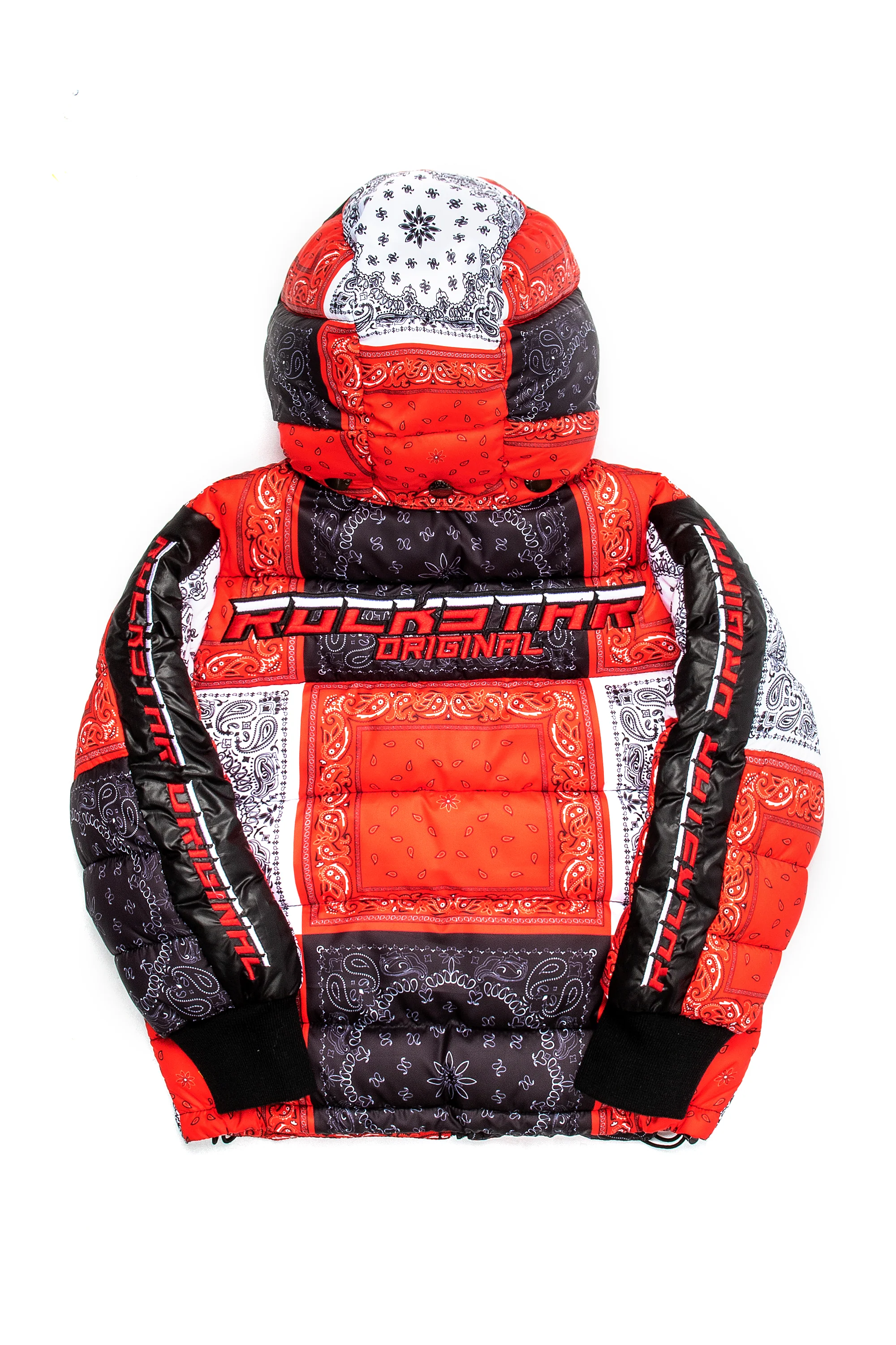 Kids Kyro Puffer Jacket-Red - Image 8