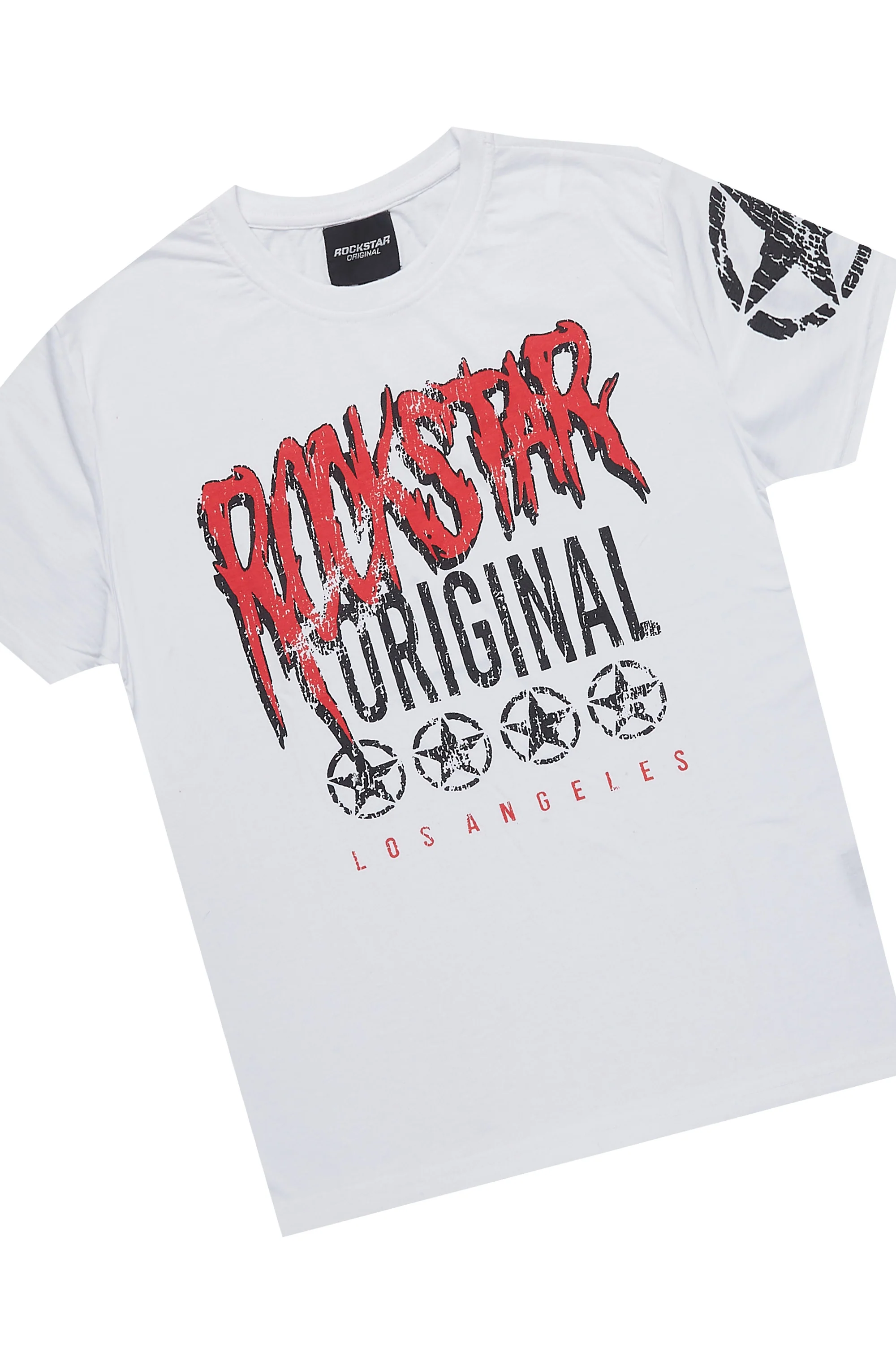 Boys Wizzurd Red T-Shirt/Stacked Flare Pant Set - Image 2