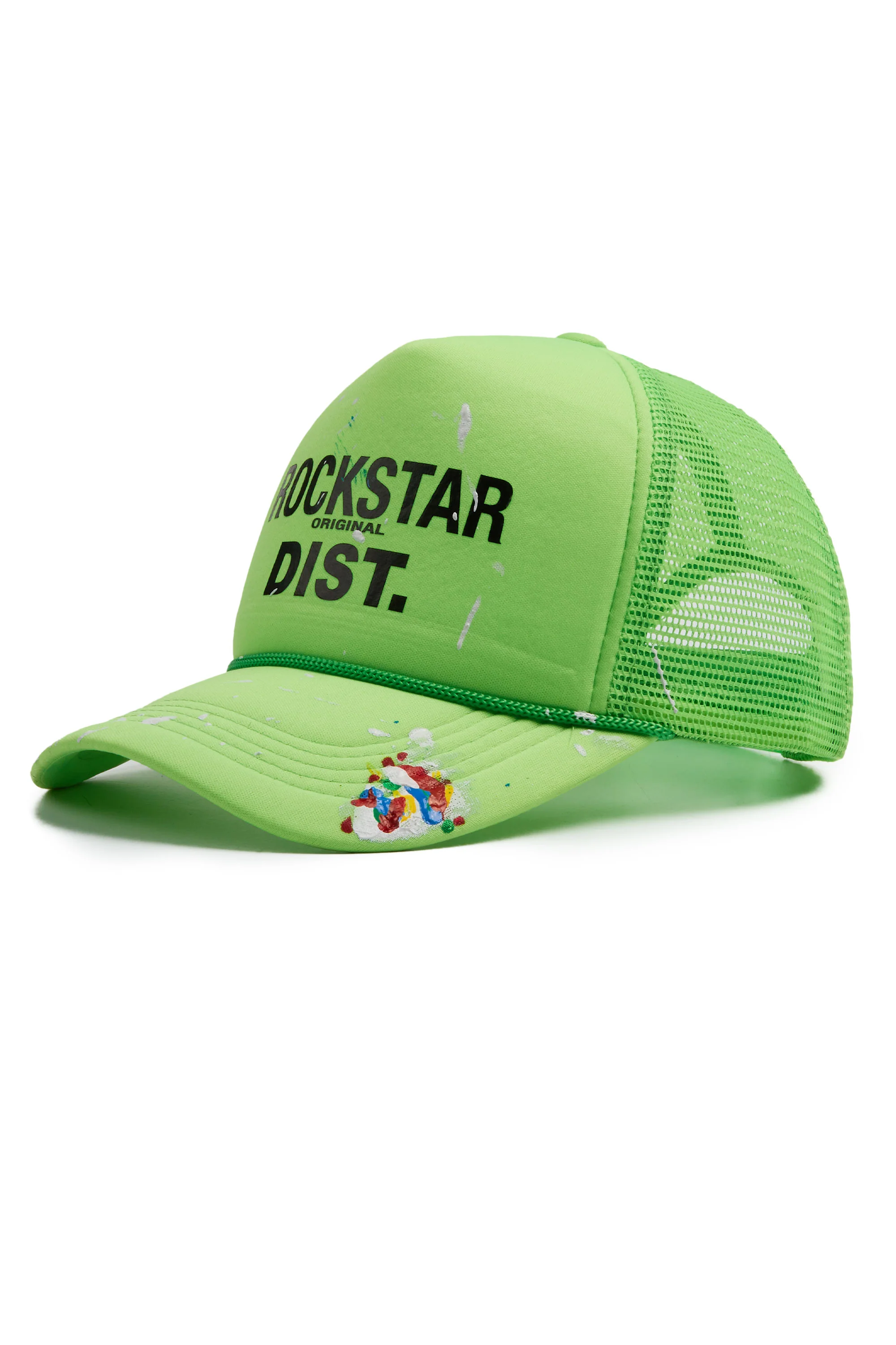 Neptune Neon Green Trucker Hat - Image 2