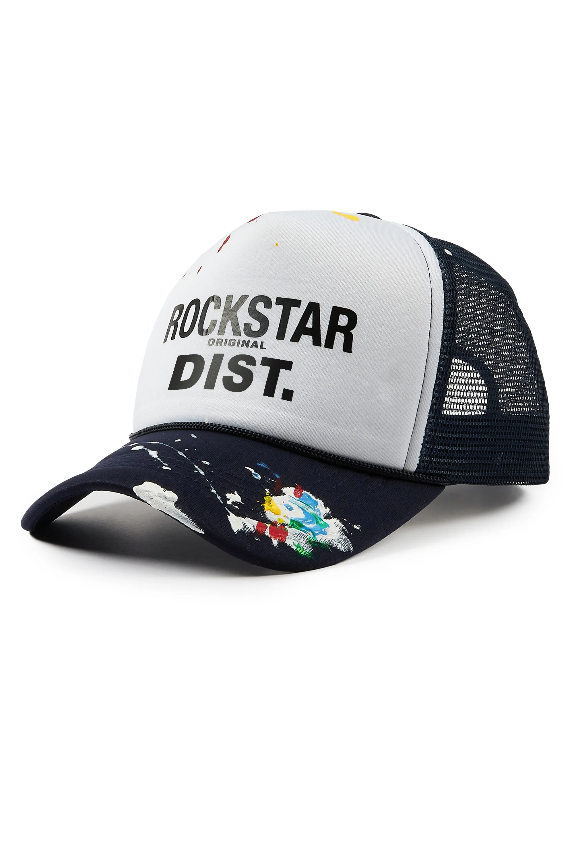 Neptune White/Navy Trucker Hat - Image 2