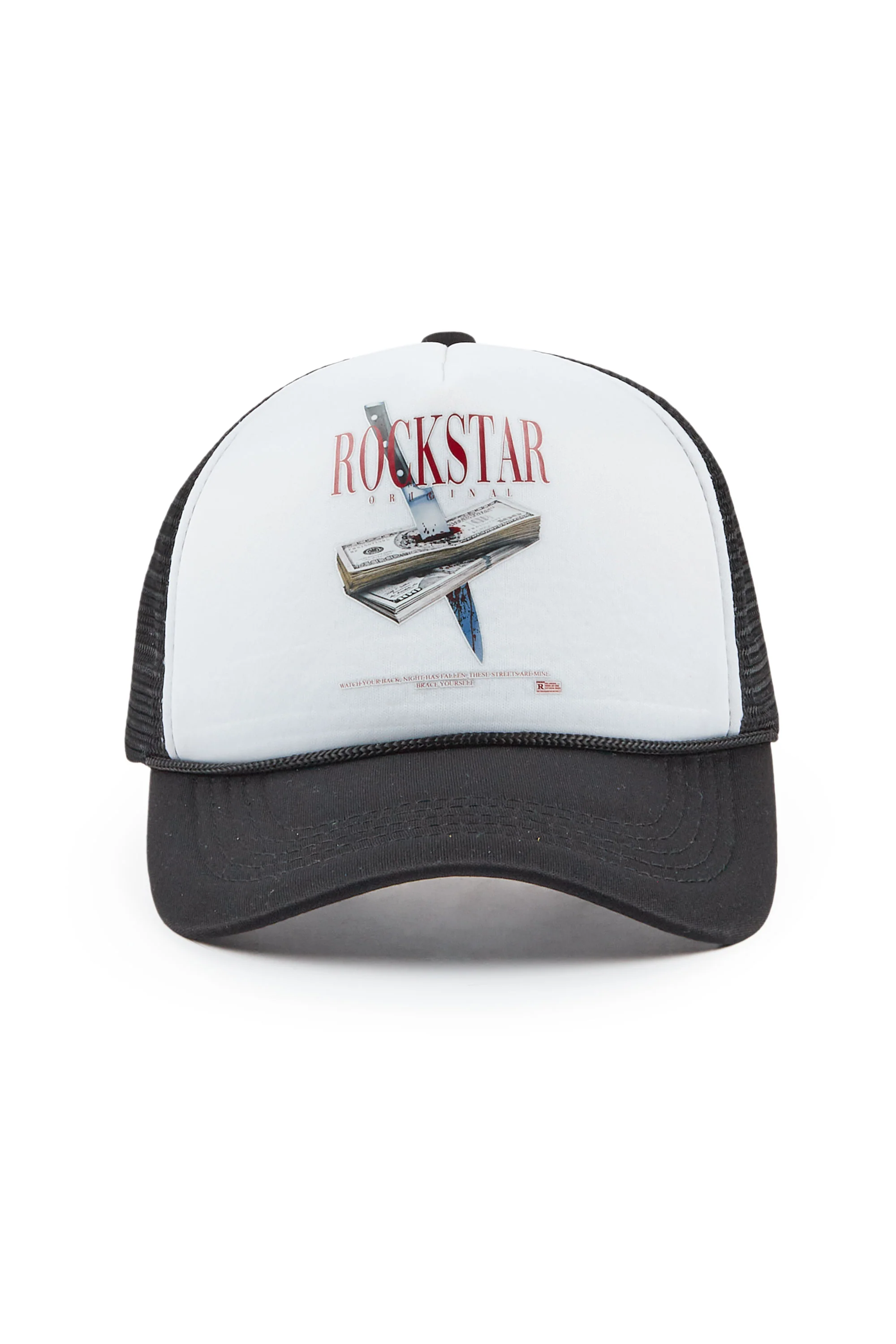 Dayte Nite White/Black Trucker Hat