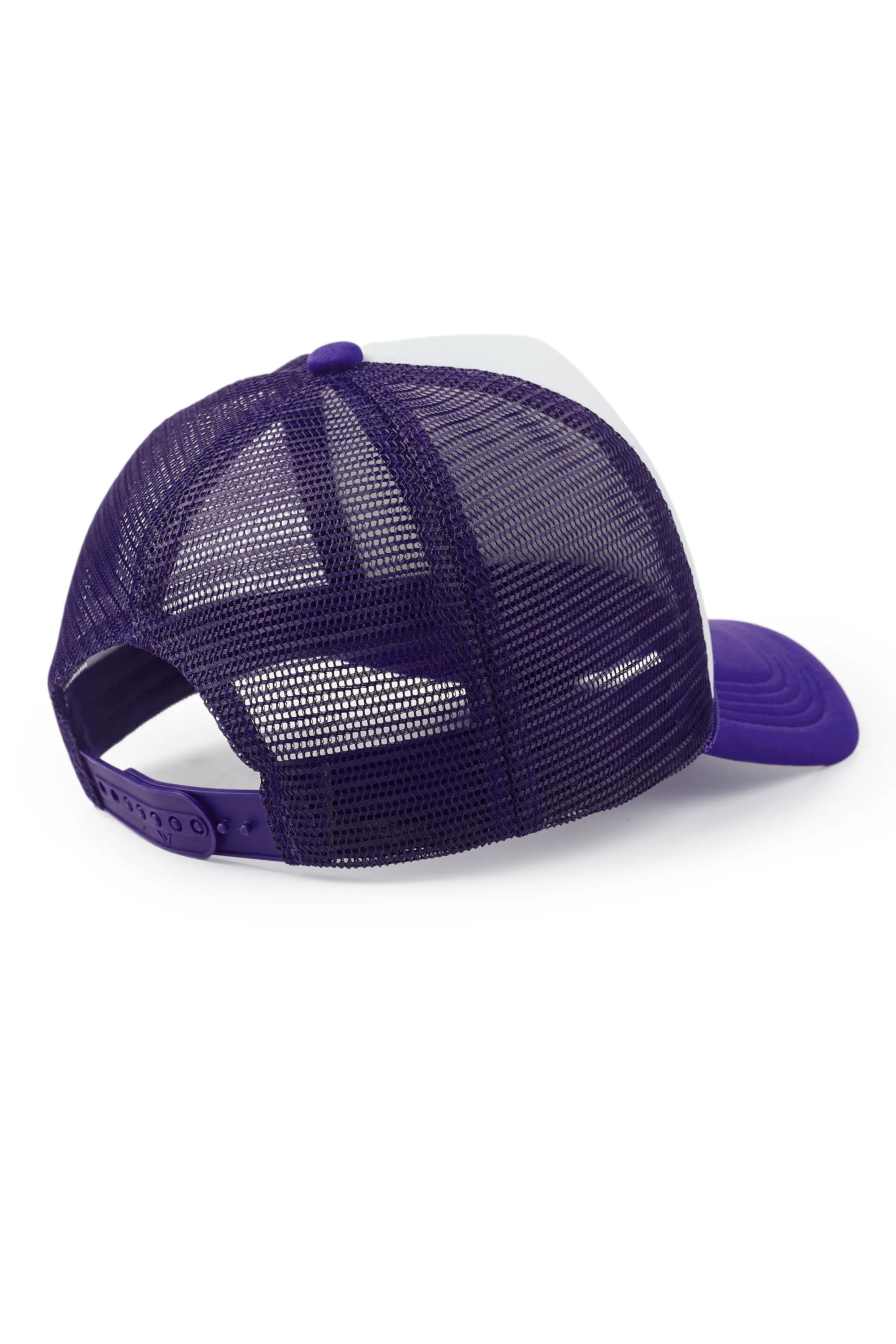 Ernesto White/Purple Trucker Hat - Image 3