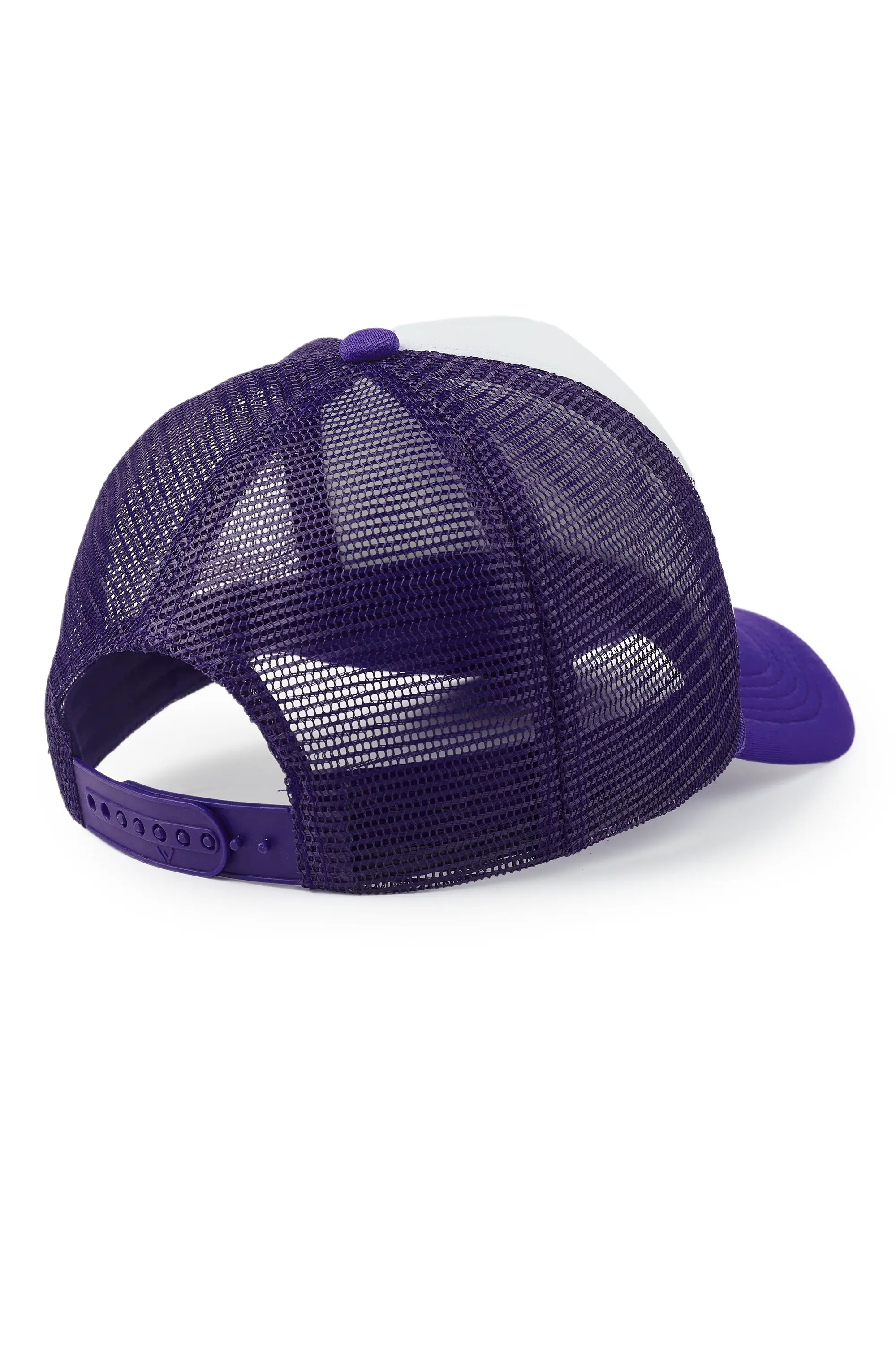 Mikelo White/Purple Trucker Hat - Image 3