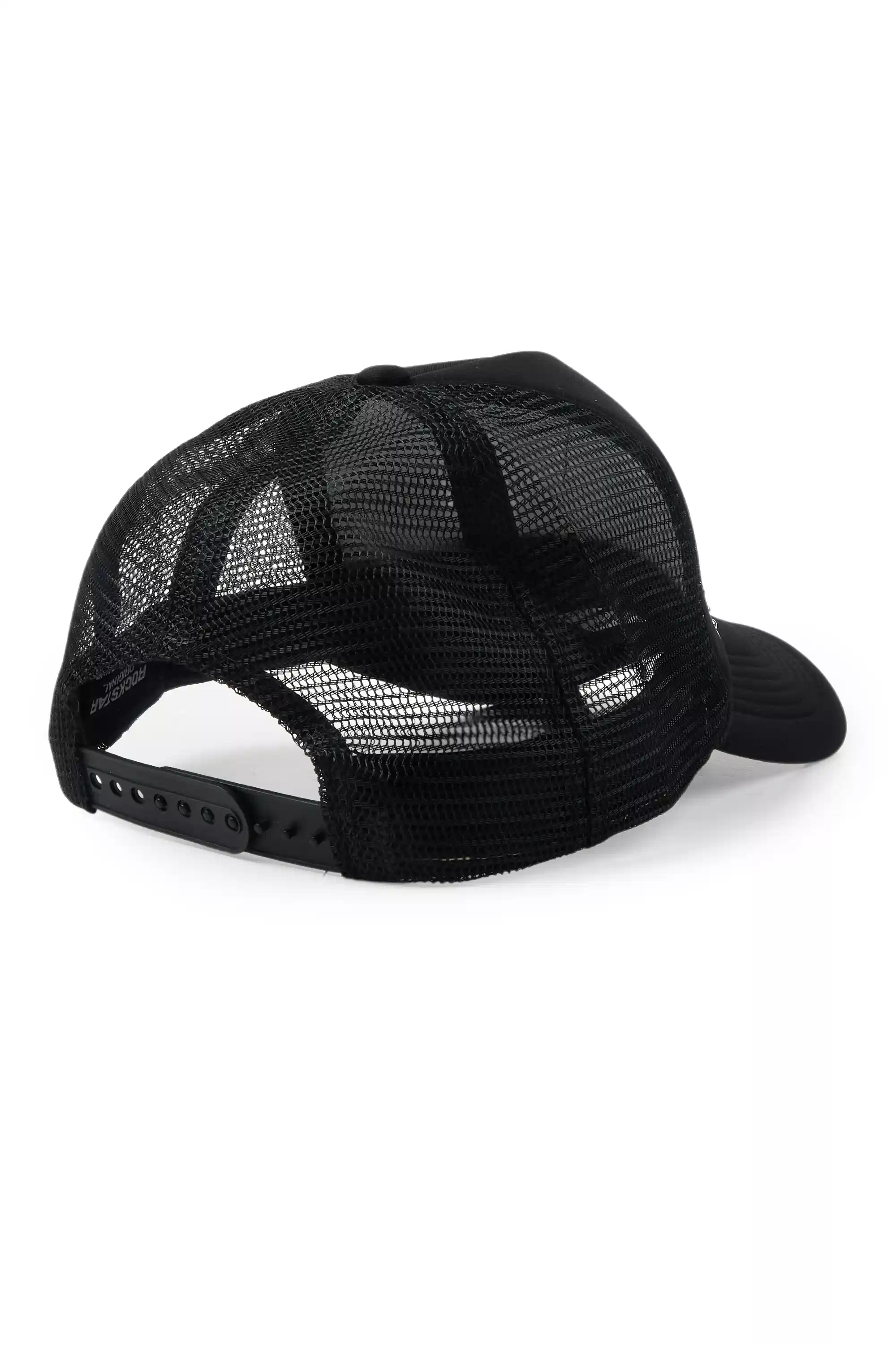 Danil Black Graphic Trucker Hat - Image 9
