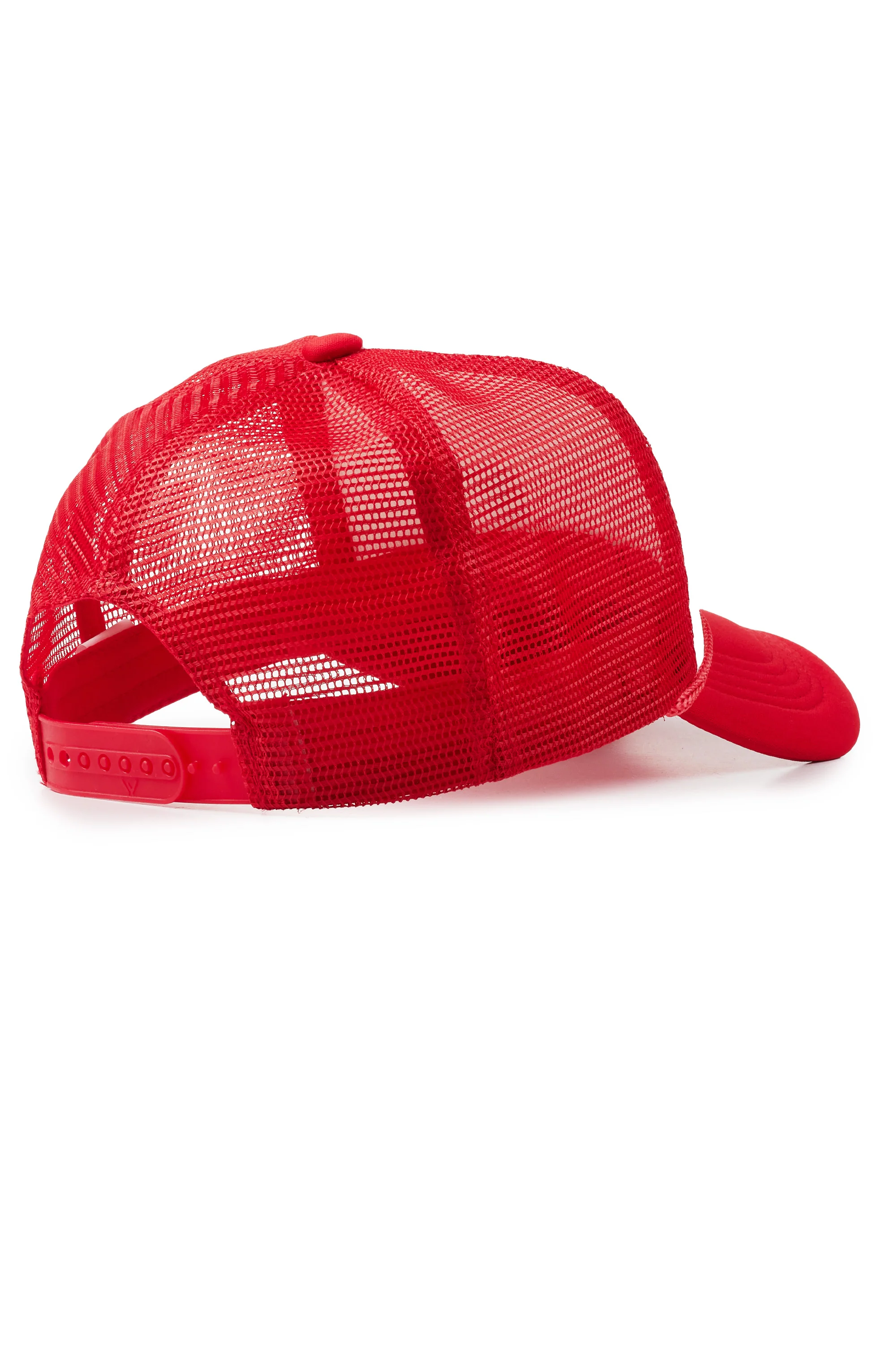 Drako White/Red Graphic Trucker Hat - Image 3