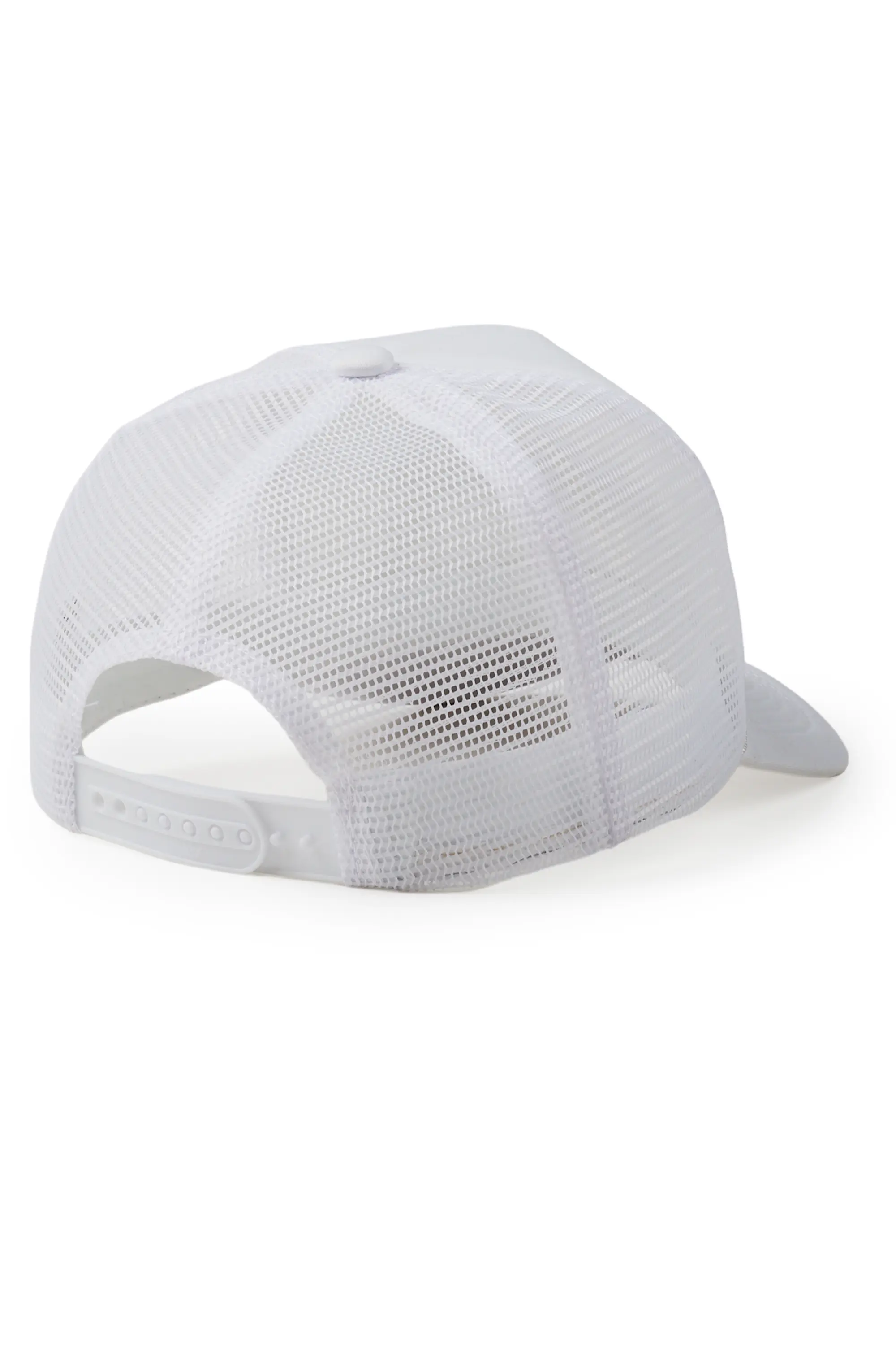 Rockband Logo Trucker Hat- White - Image 4