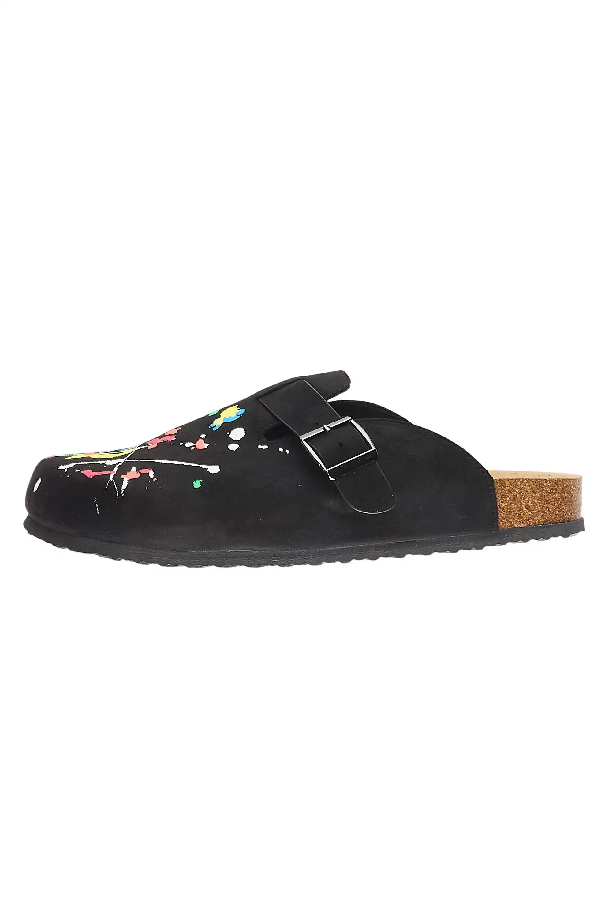 Mens Art Dist Black Suede Mule - Image 7