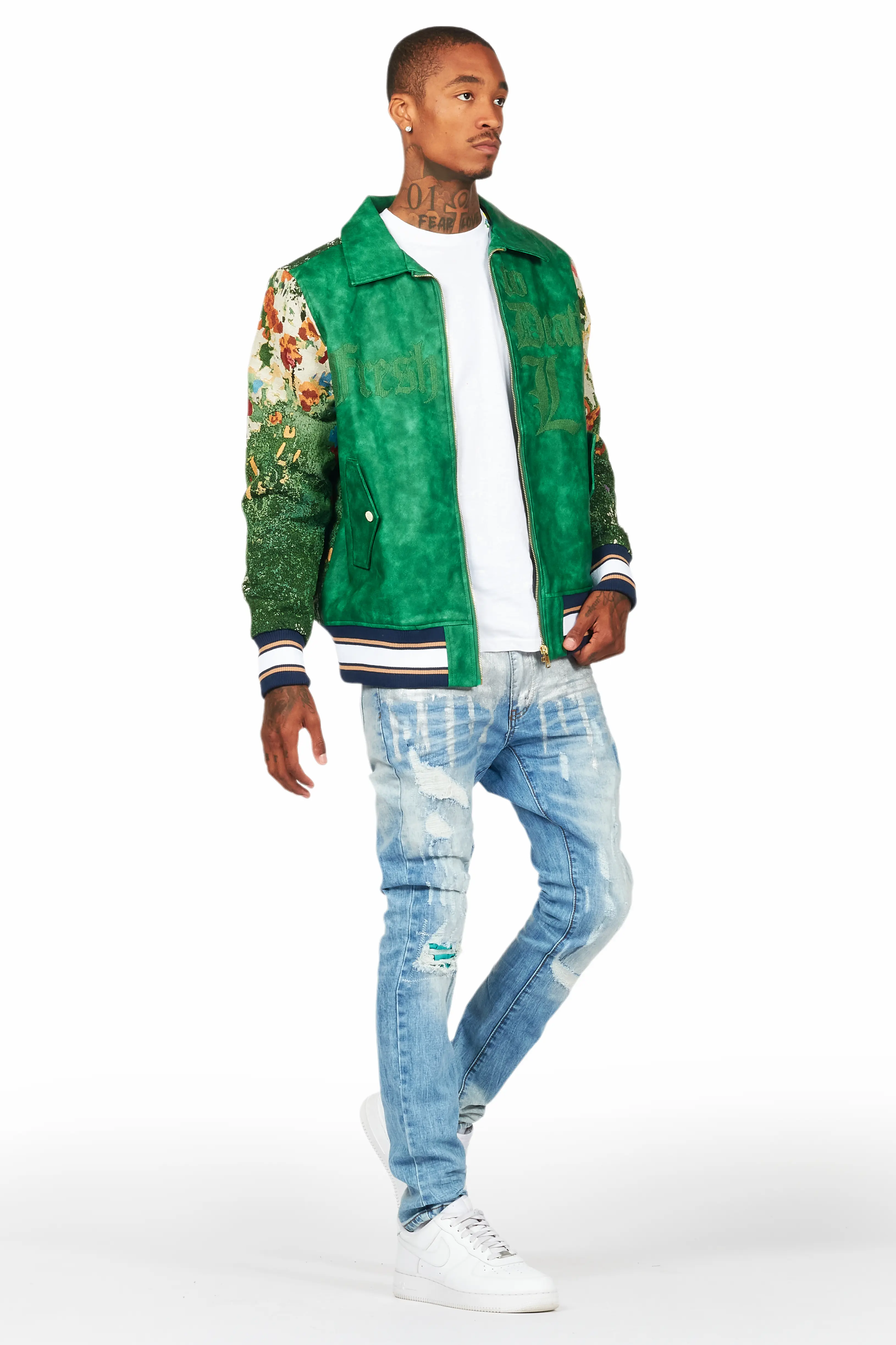 Cargan Green Tapestry Jacket - Image 6
