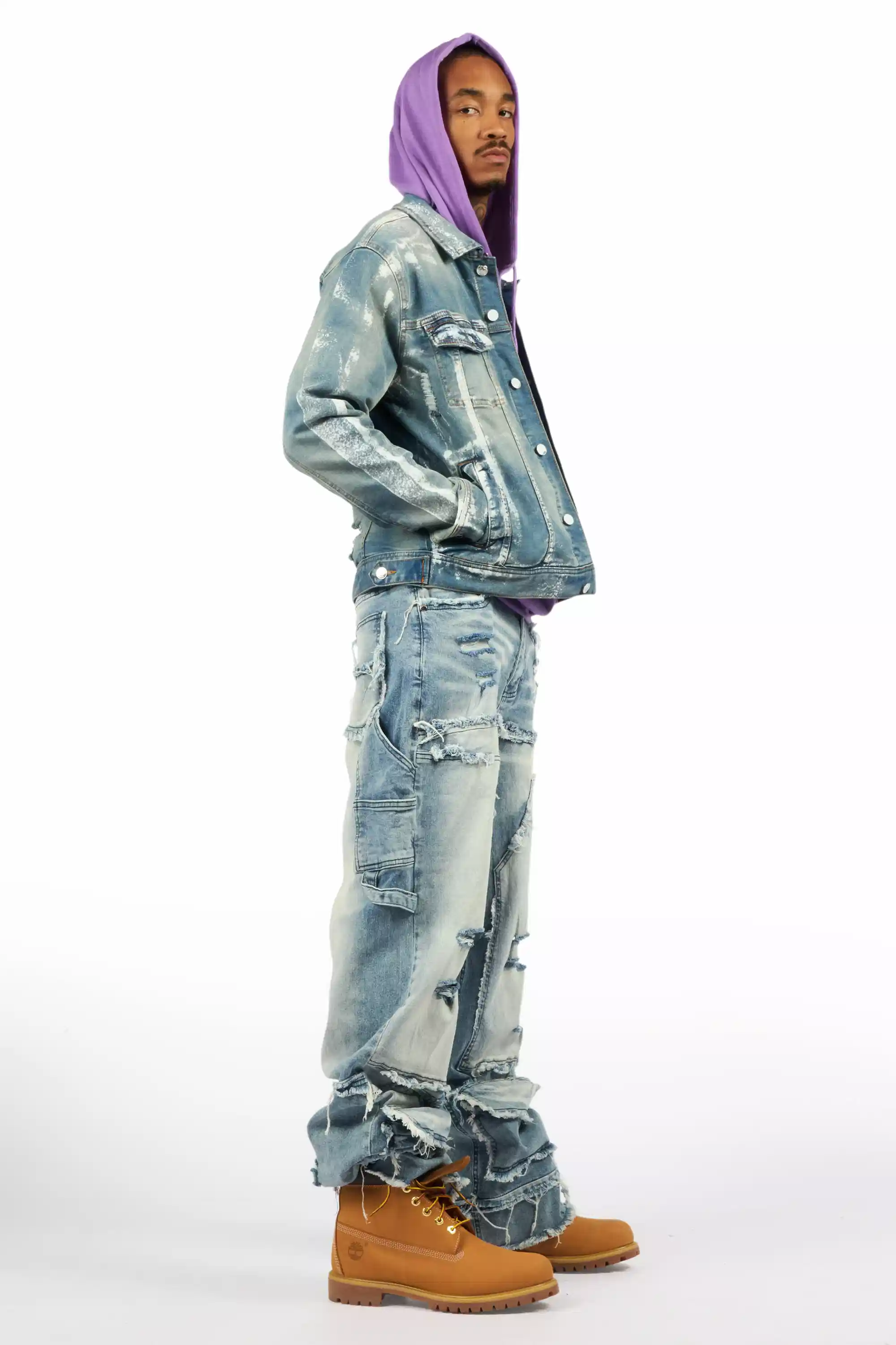 Ozzie Dark Blue Denim Jacket - Image 2