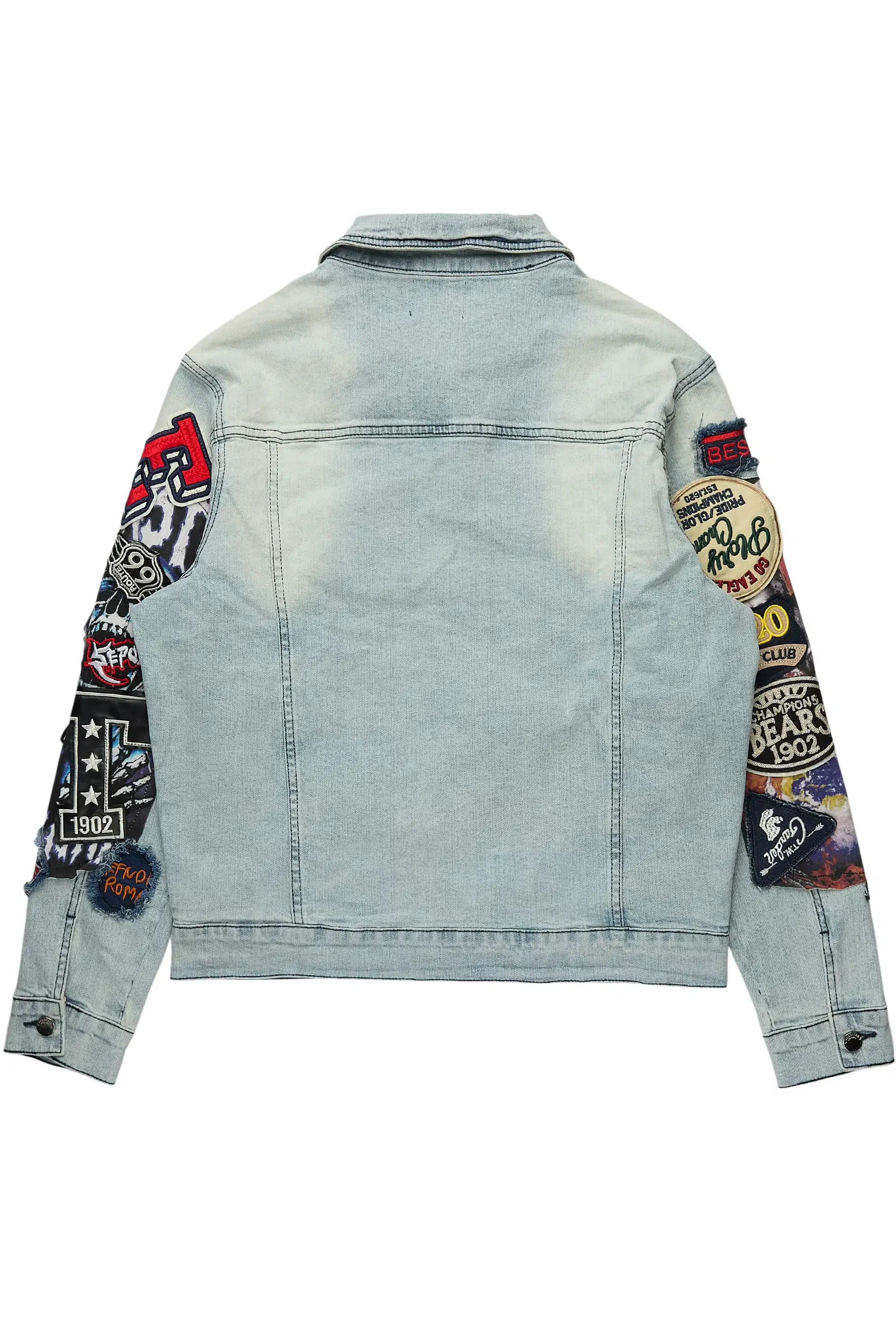 Espan Light Blue Denim Jacket - Image 3