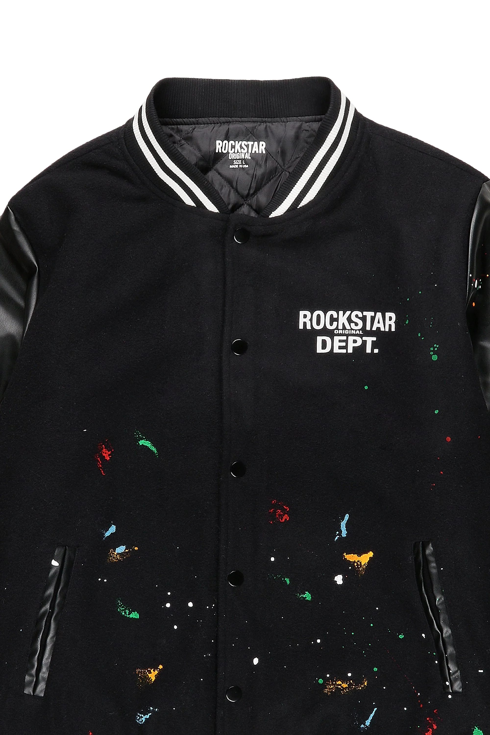 Boomer Black Varsity Jacket - Image 3