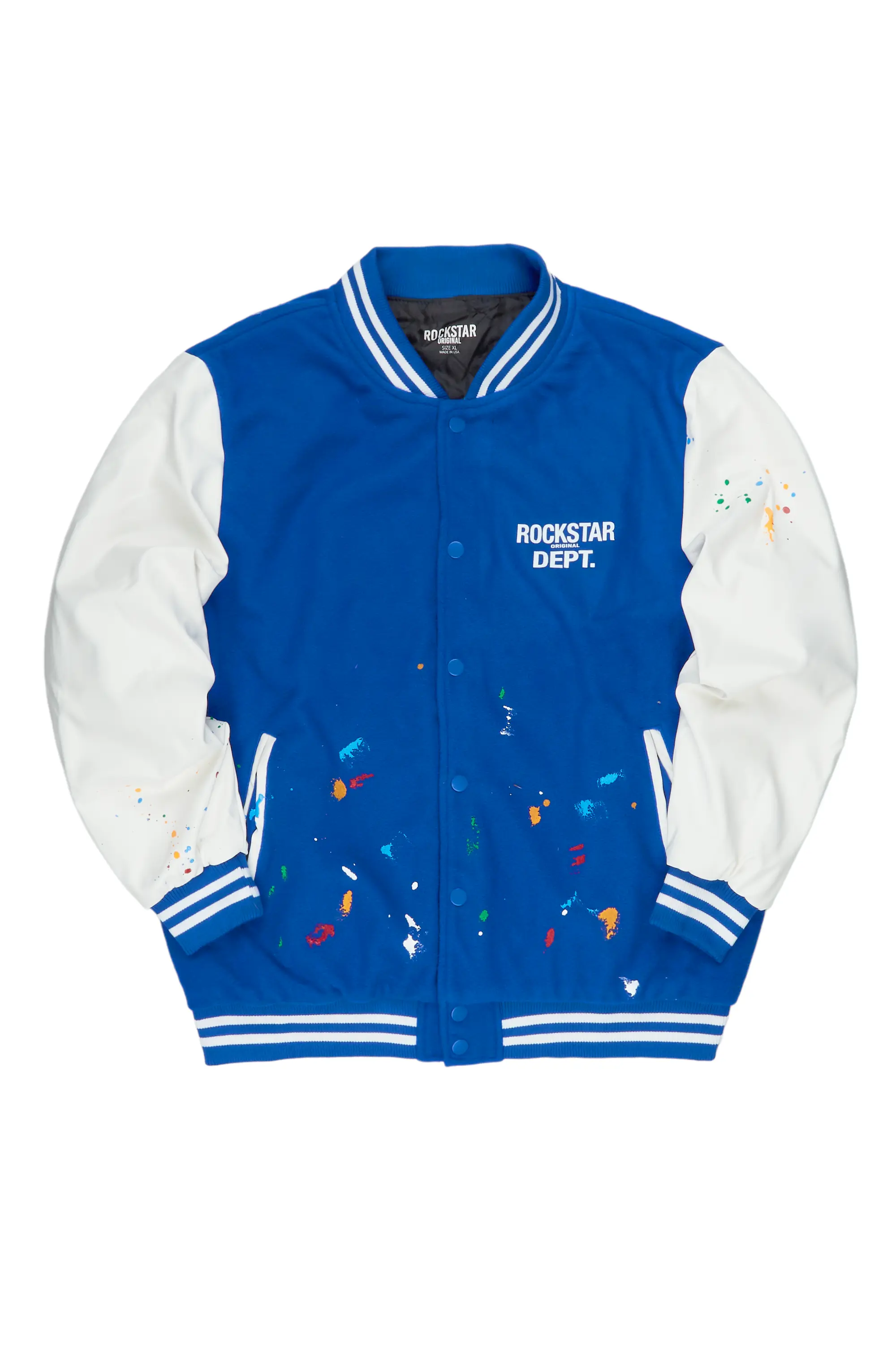 Boomer Royal/White Varsity Jacket - Image 2