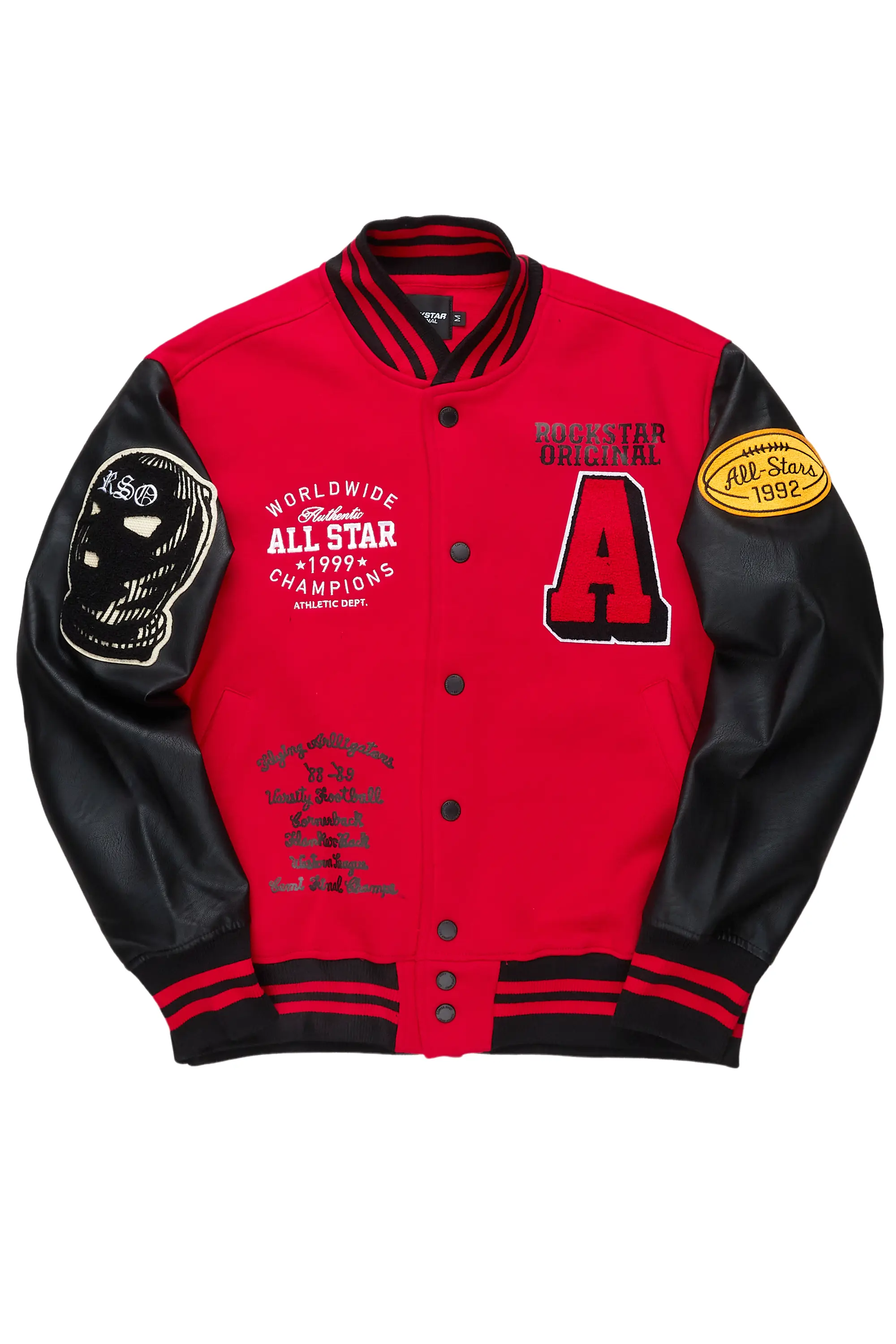Kebi Red/Black Varsity Jacket - Image 2
