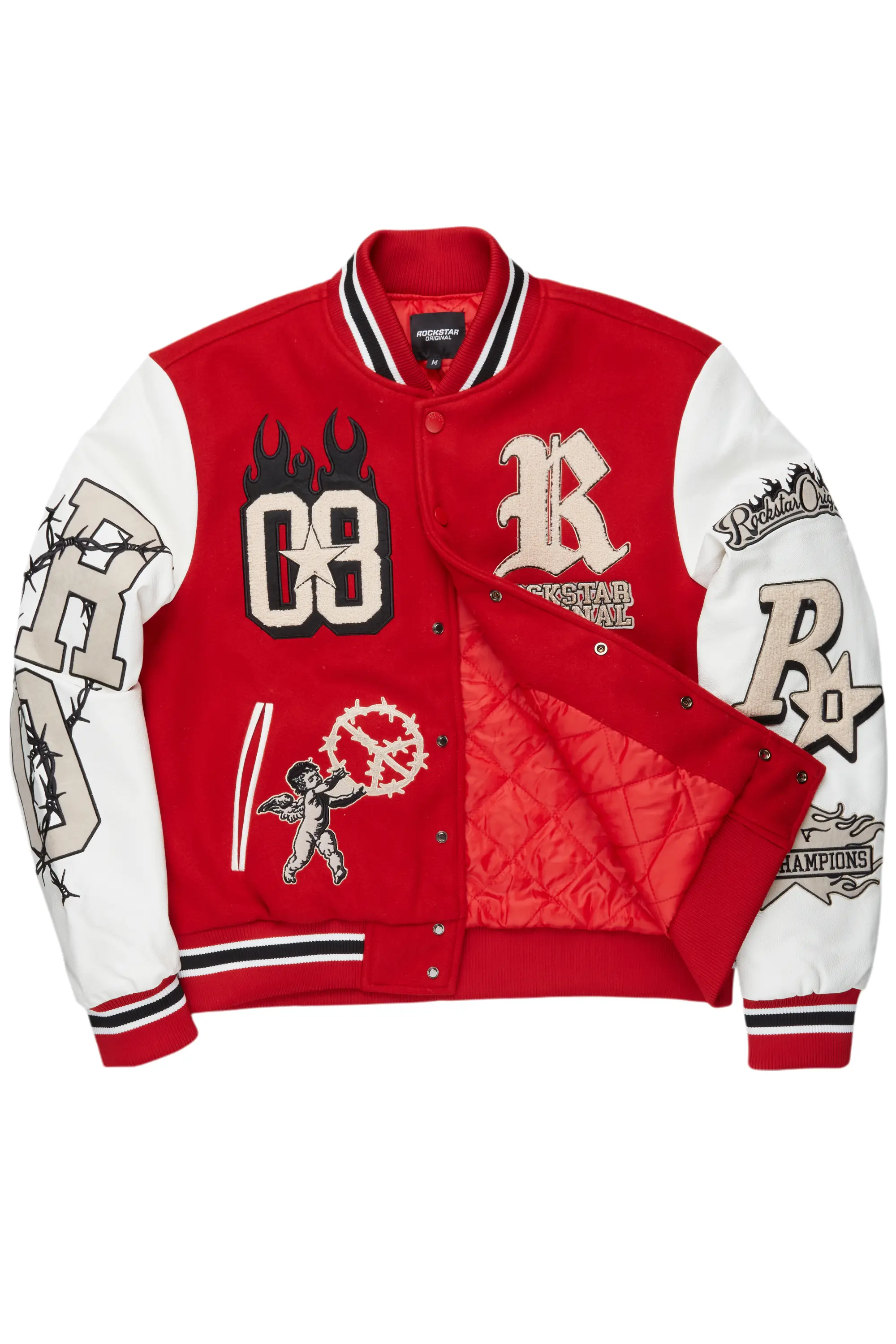 Rune Red Varsity Jacket - Image 7