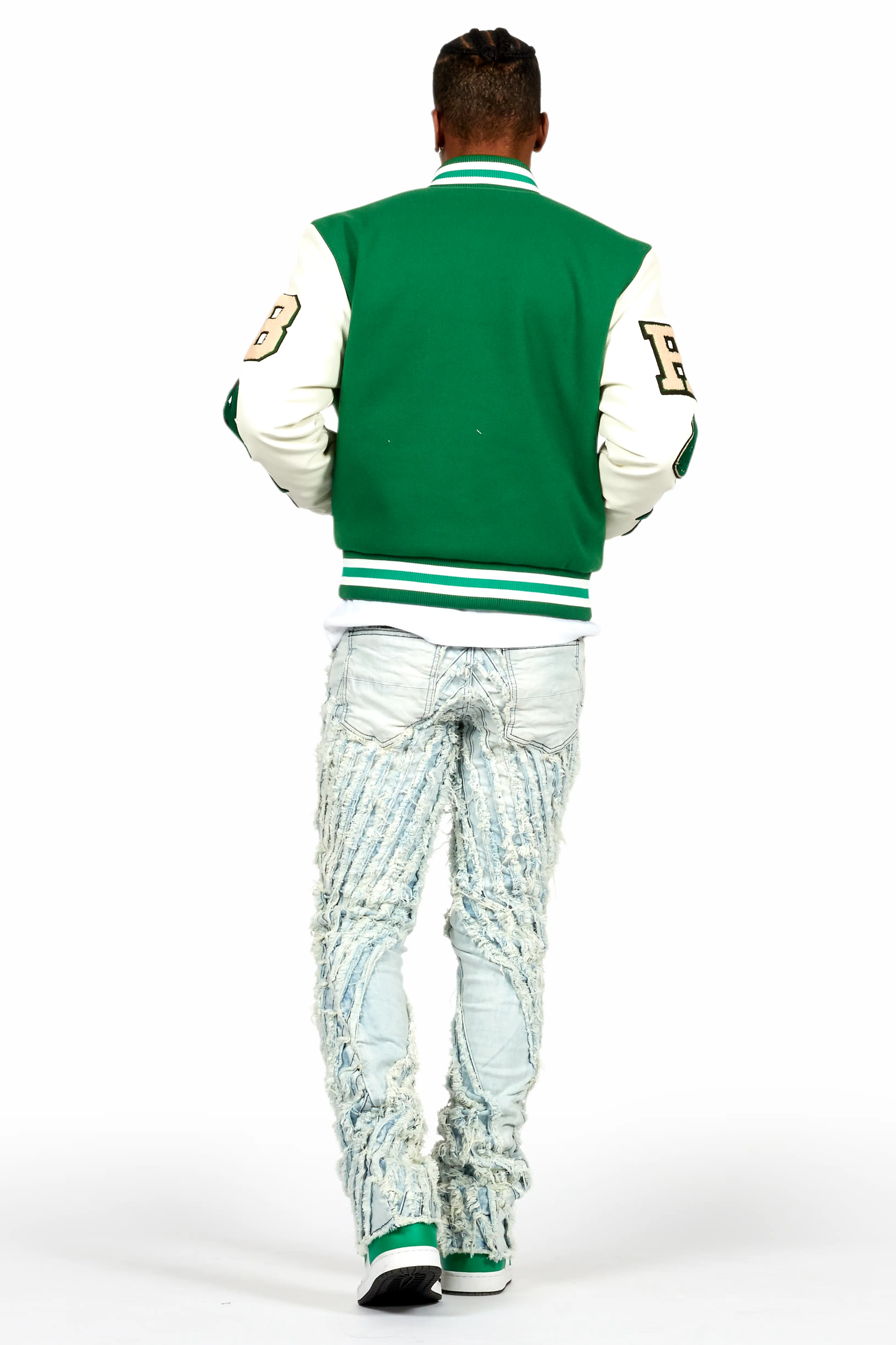 Balser Green Varsity Jacket - Image 4
