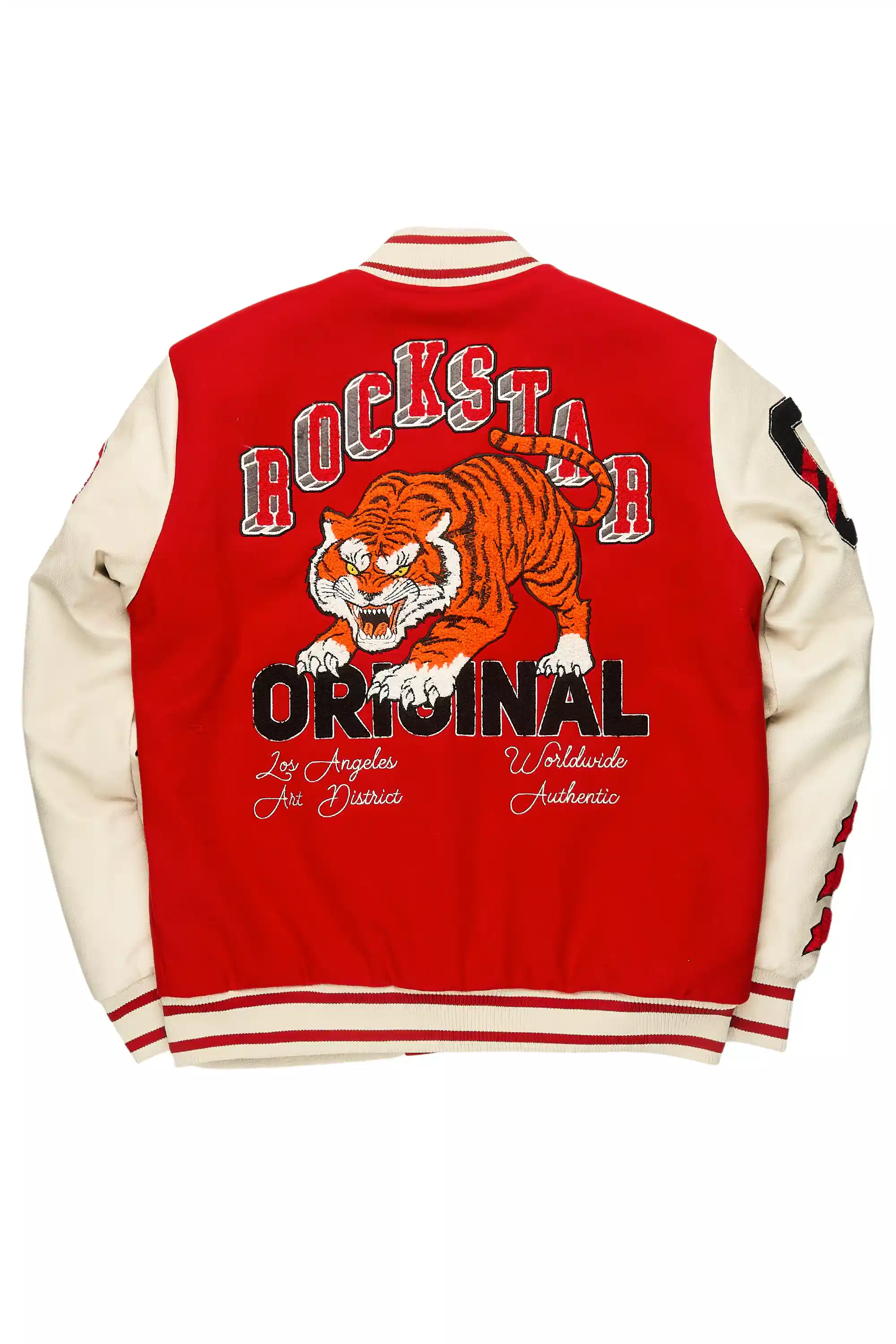 Alaric Red Varsity Jacket - Image 8