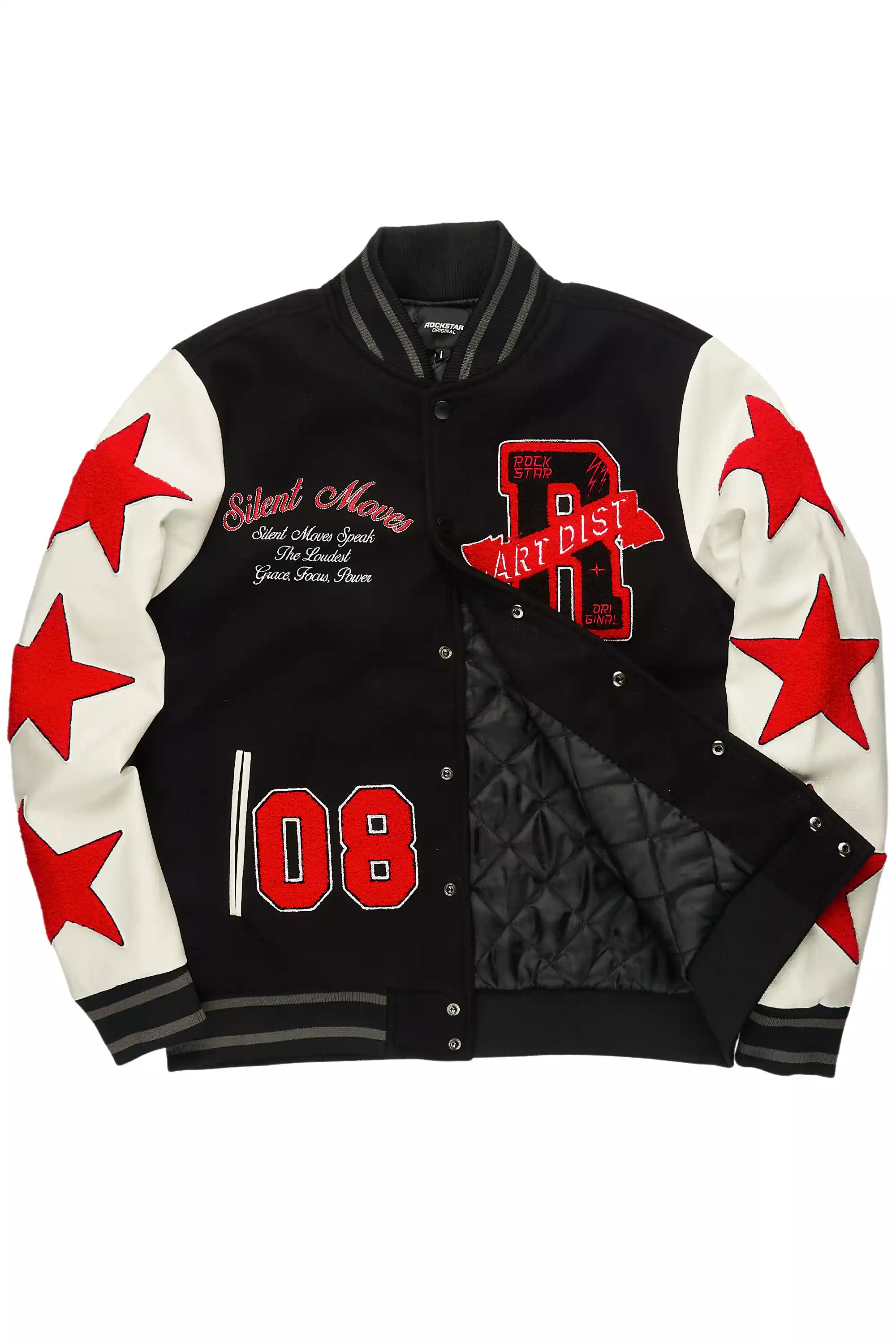 Zadok Black Varsity Jacket - Image 2