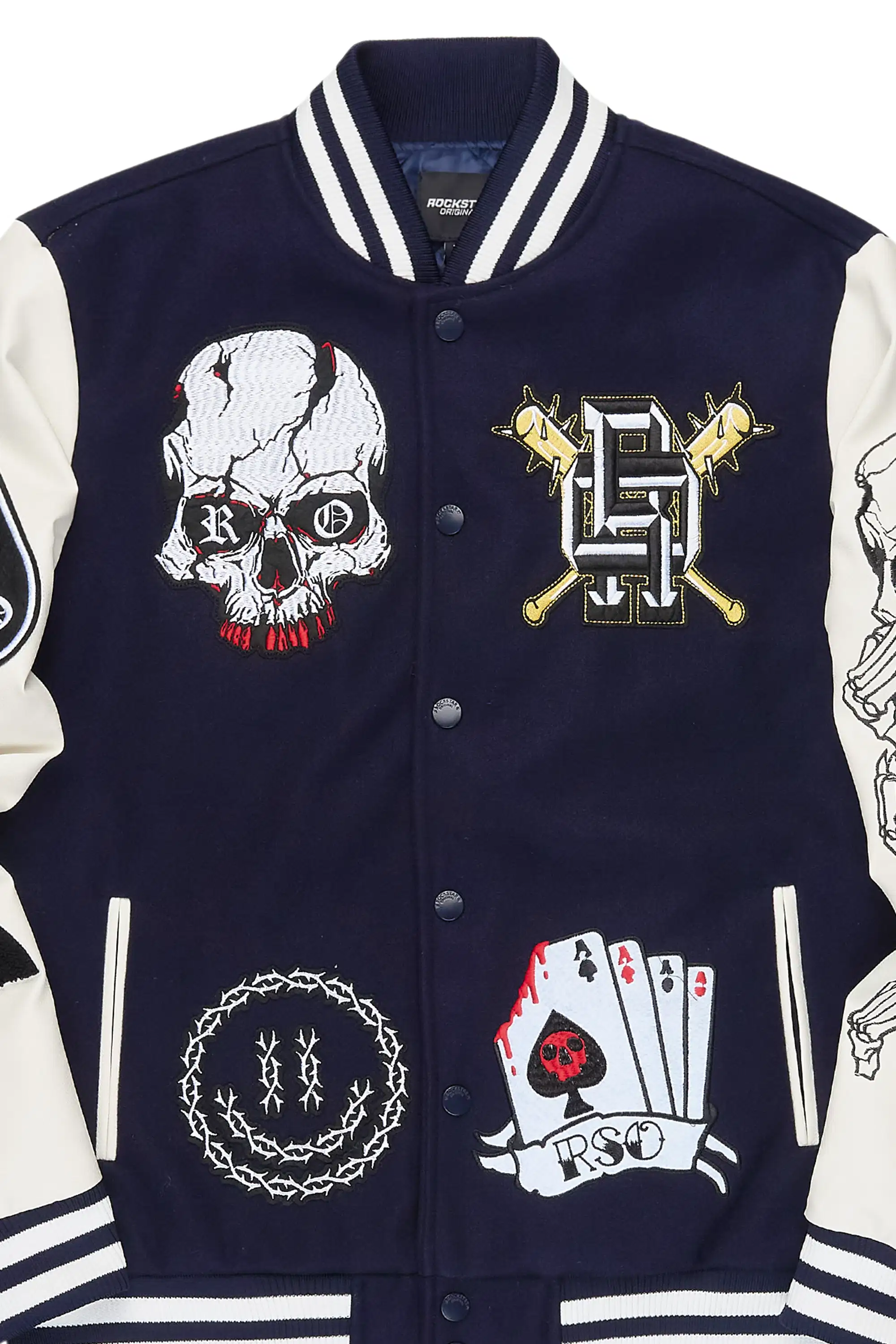 Blaze Navy Varsity Jacket - Image 9
