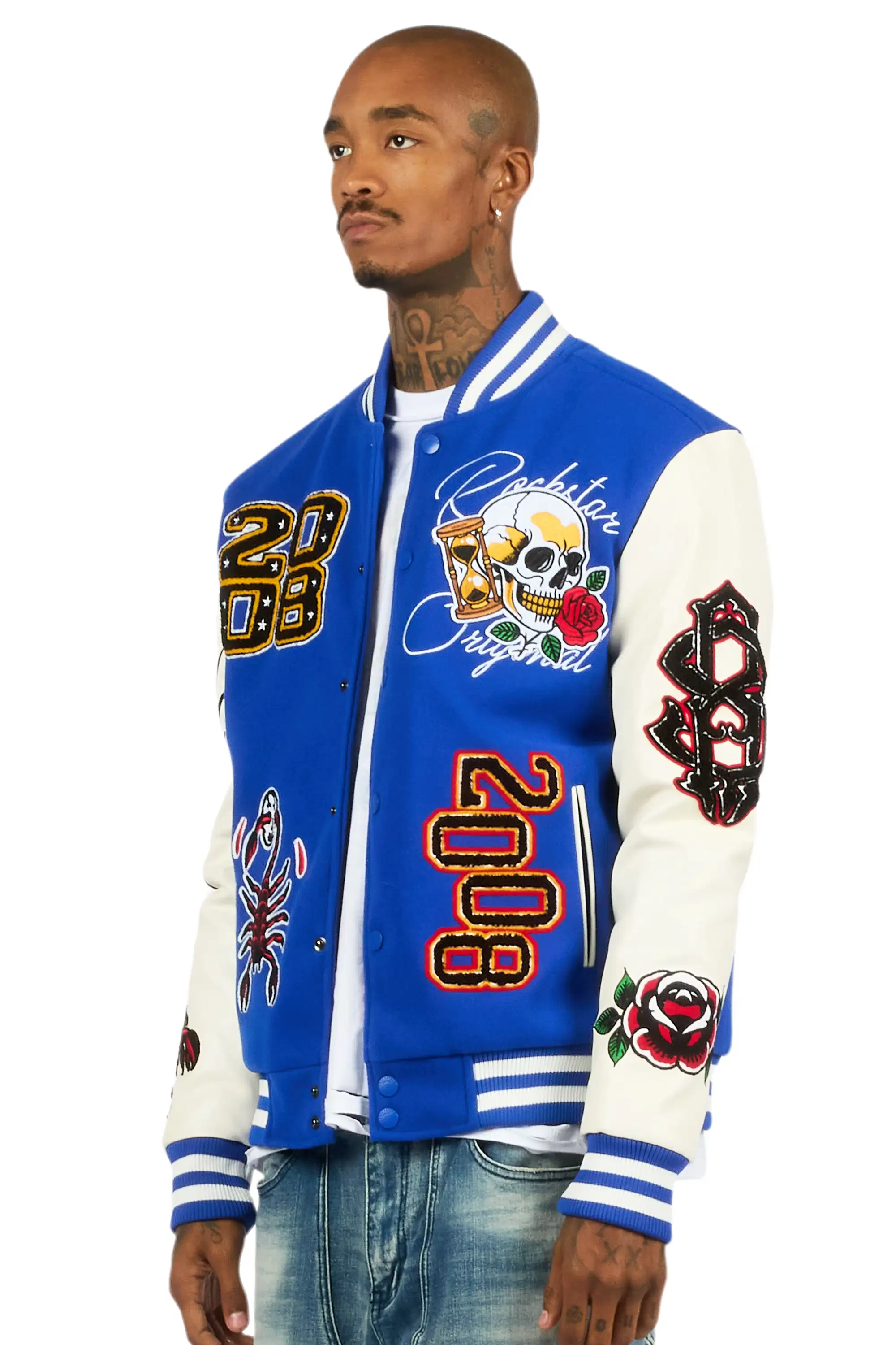 Freshman Royal Varsity Jacket - Image 5