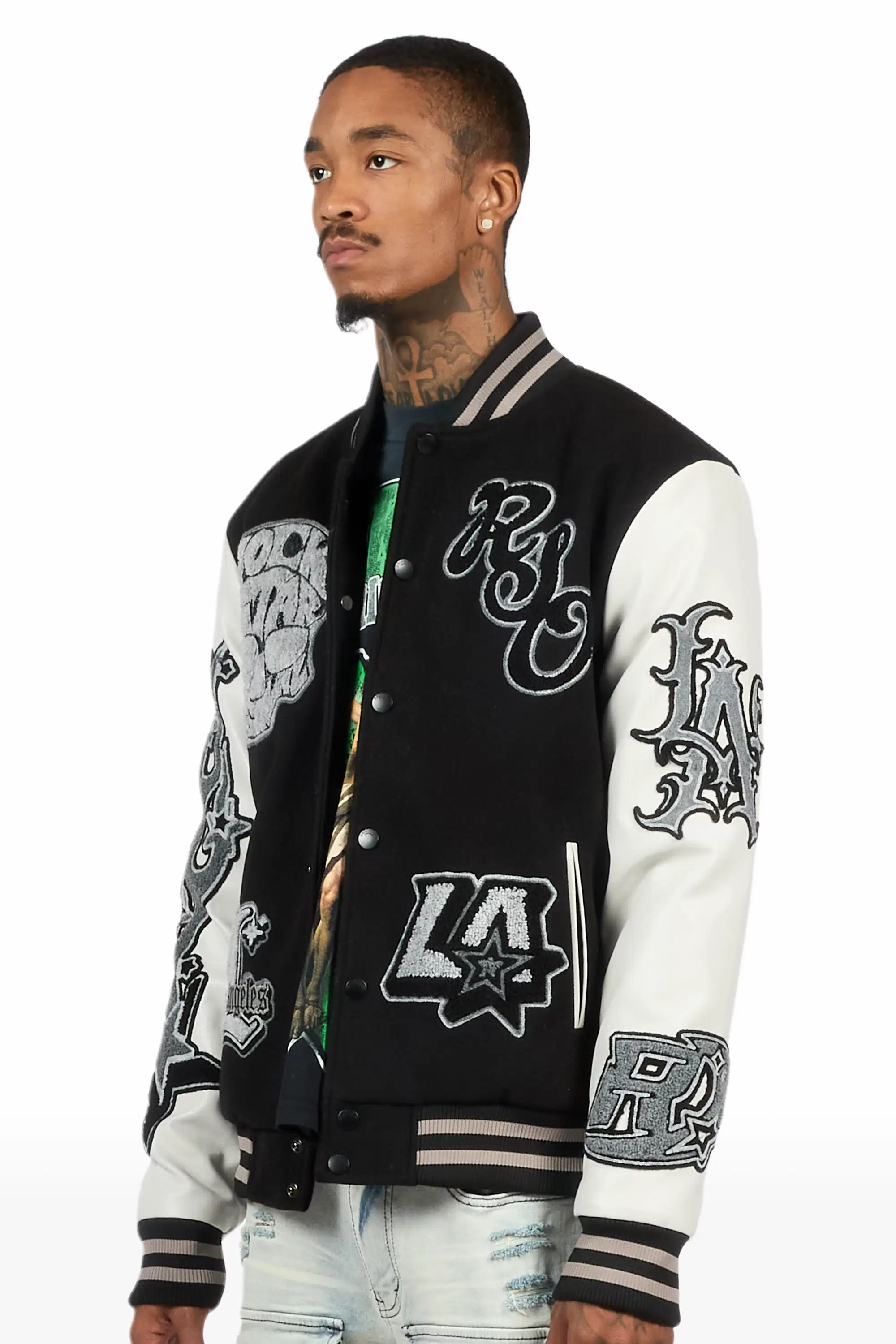 Legion Black Varsity Jacket - Image 4