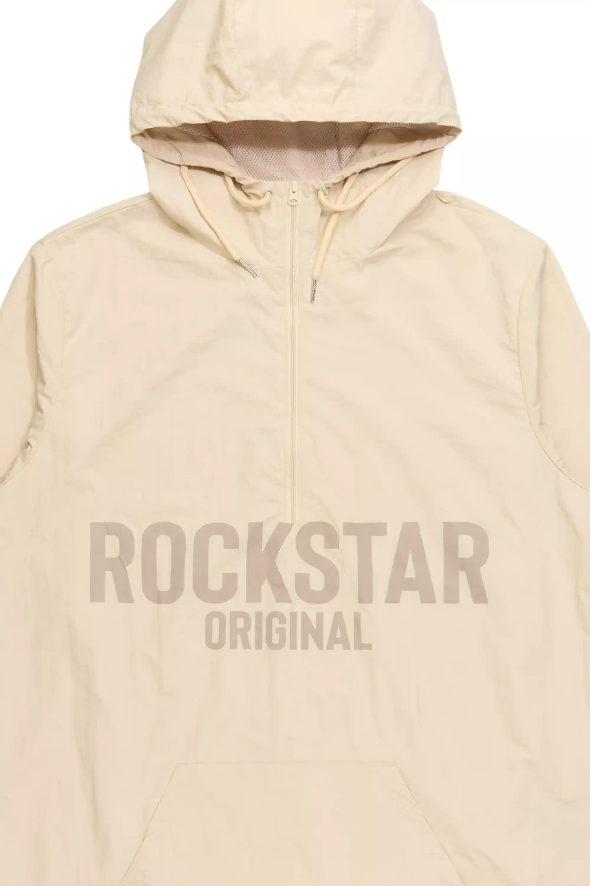 Sana Beige Graphic Windbreaker - Image 10