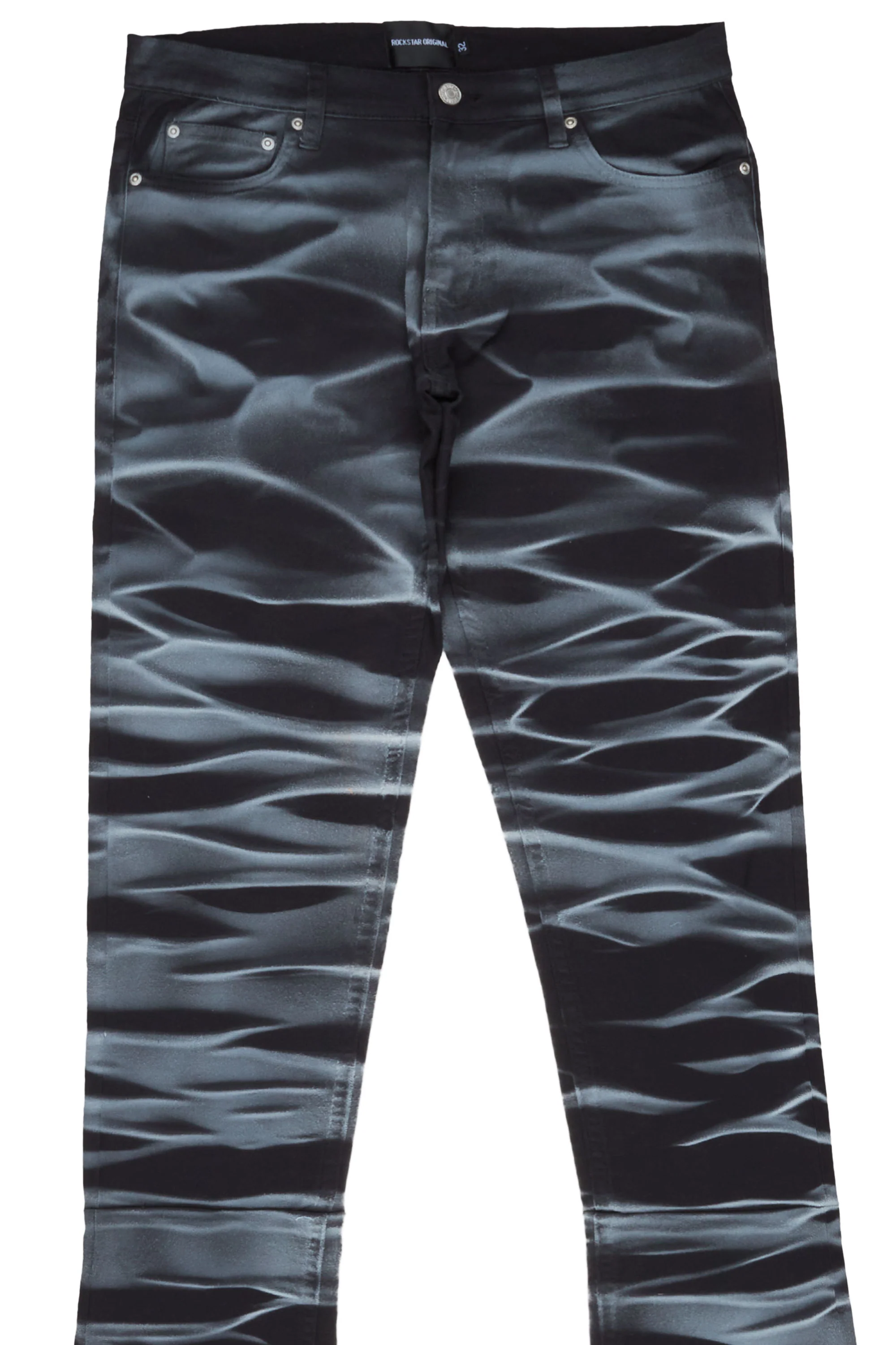 Ayden Black Super Stacked Flare Jean - Image 8