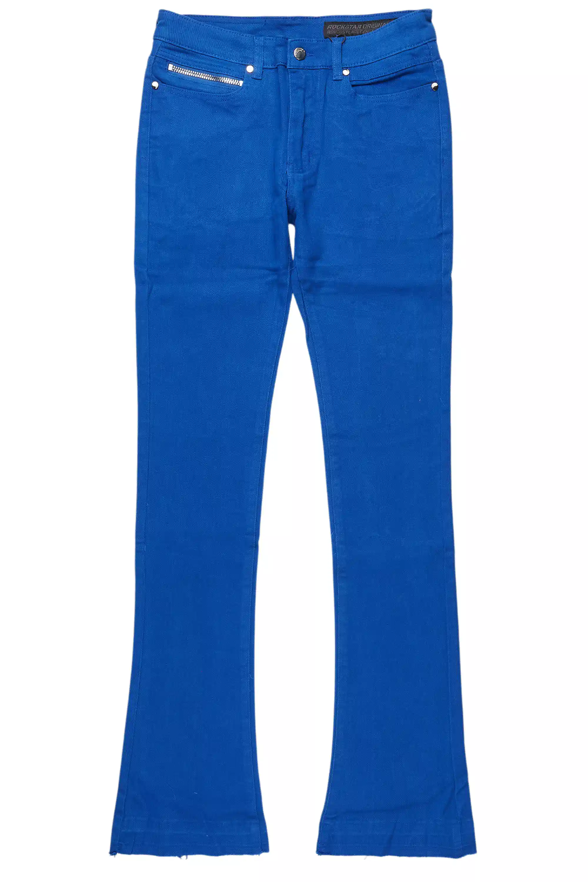 Dag Royal Blue Stacked Flare Jean - Image 2