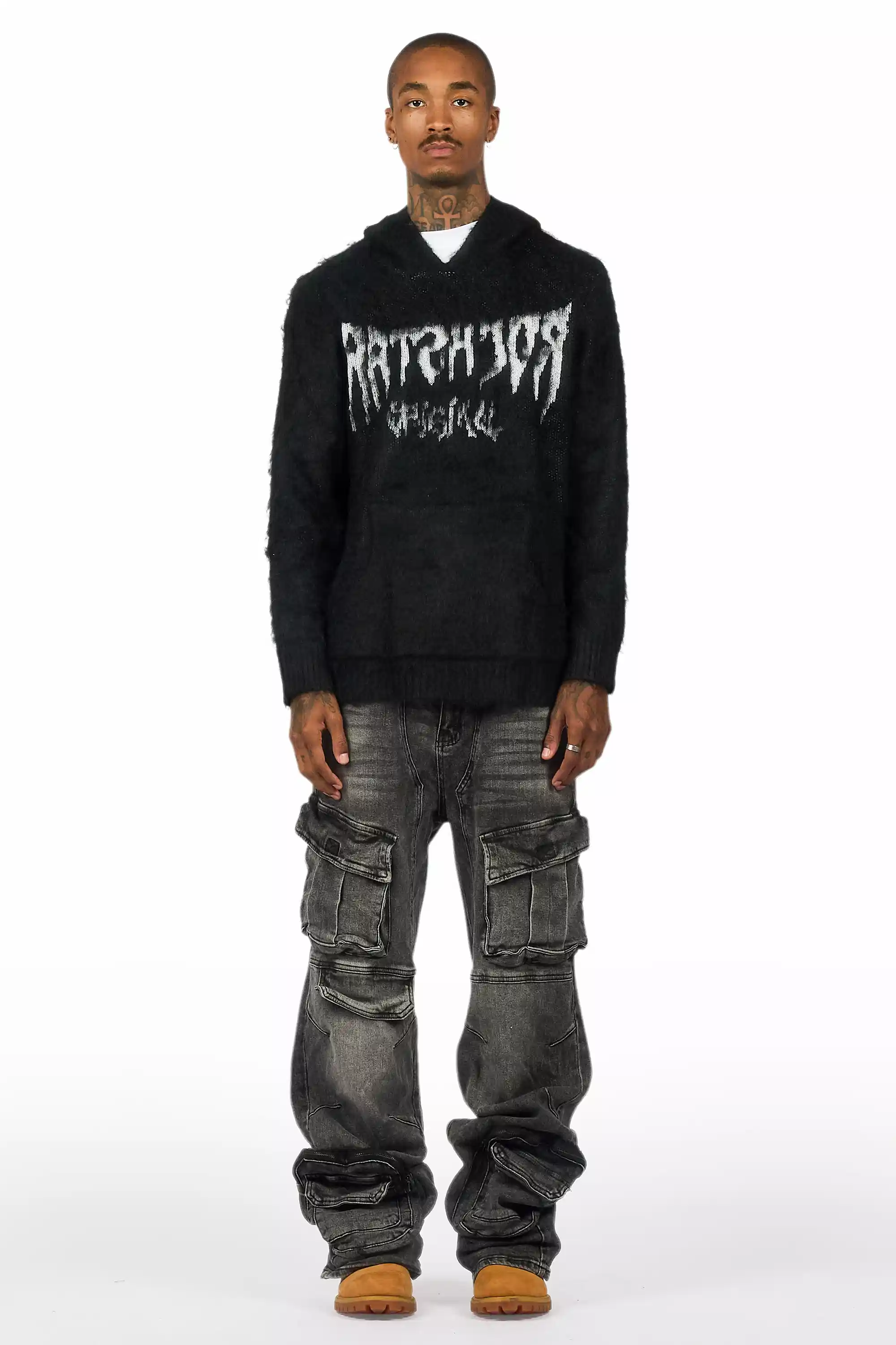 Velo Black Baggy Fit Jean - Image 4