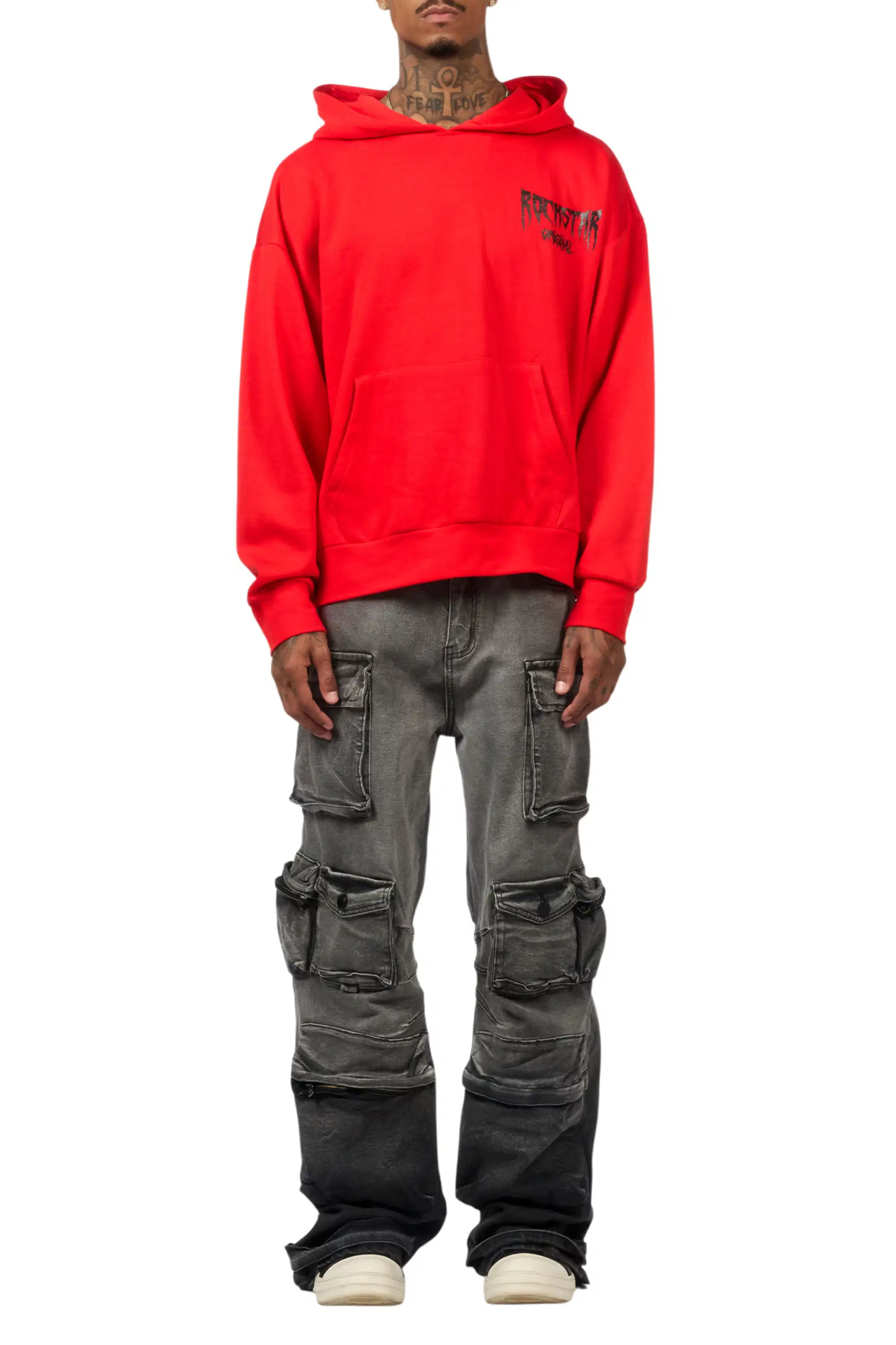 Mahesh Grey Baggy Cargo Jean - Image 10