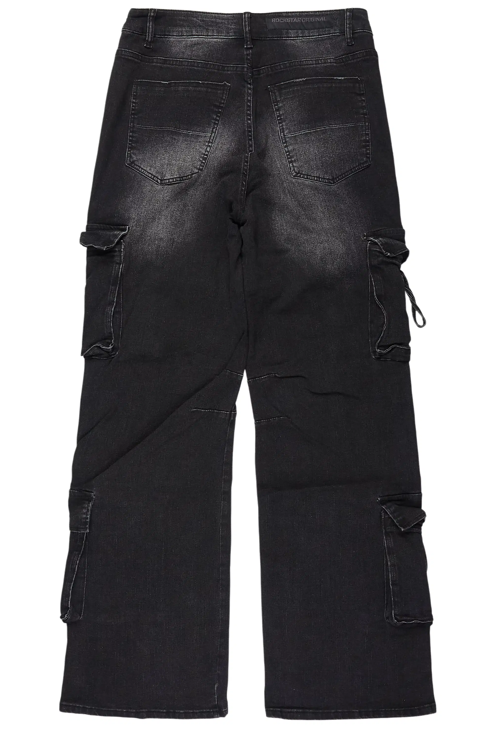 Tore Black Baggy Cargo Jean - Image 12
