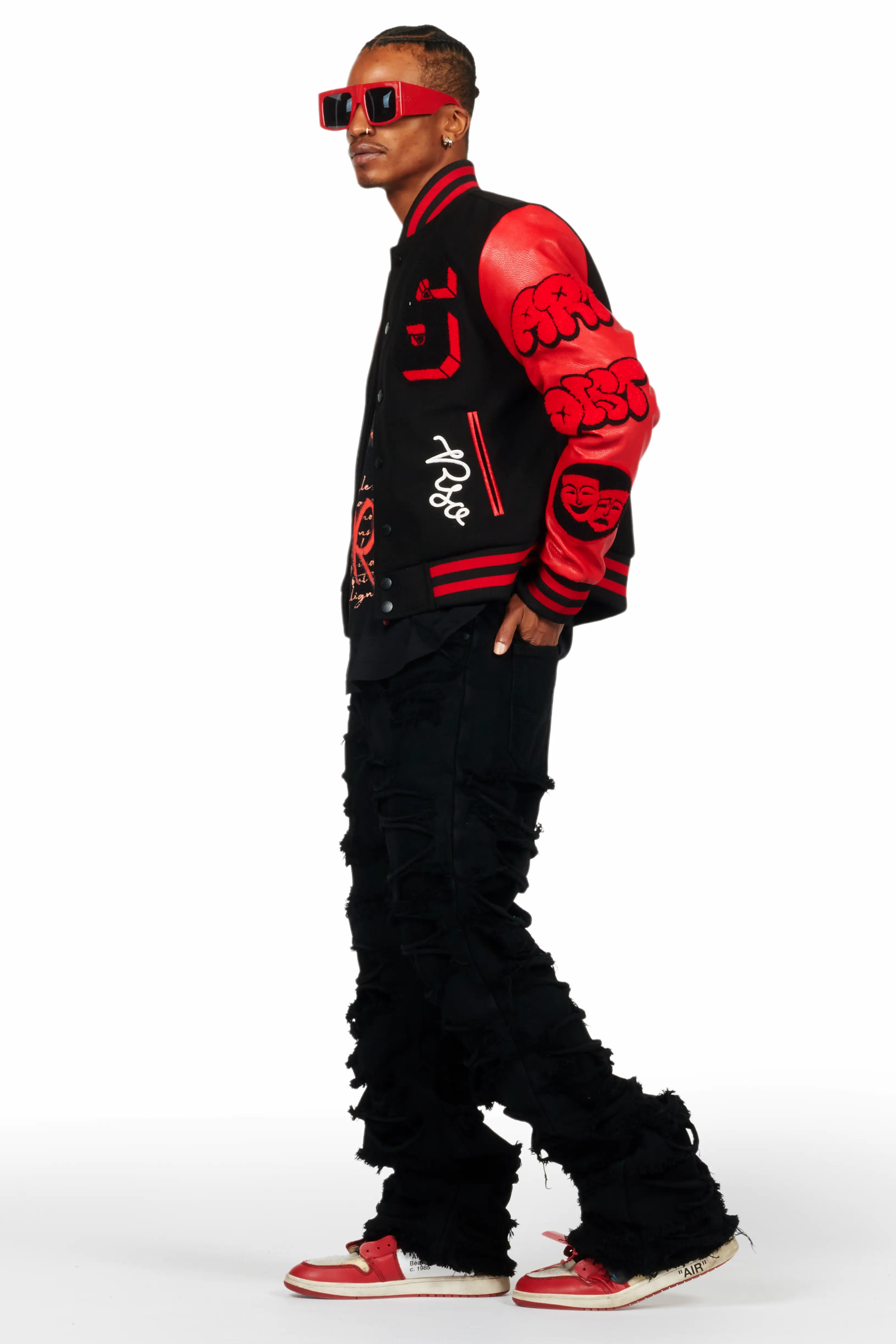 Luisu Black Baggy Fit Jean - Image 4