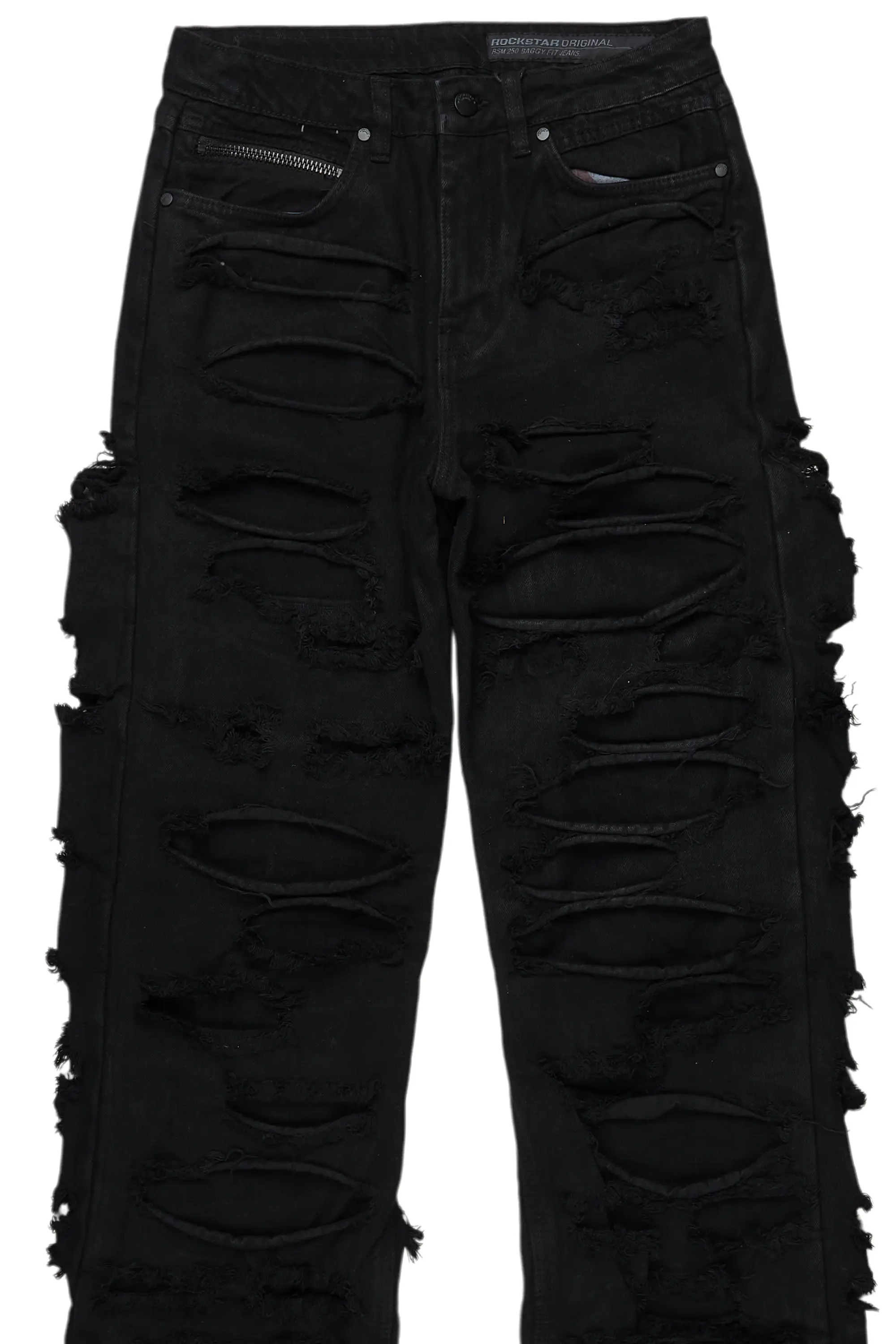 Luisu Black Baggy Fit Jean - Image 8